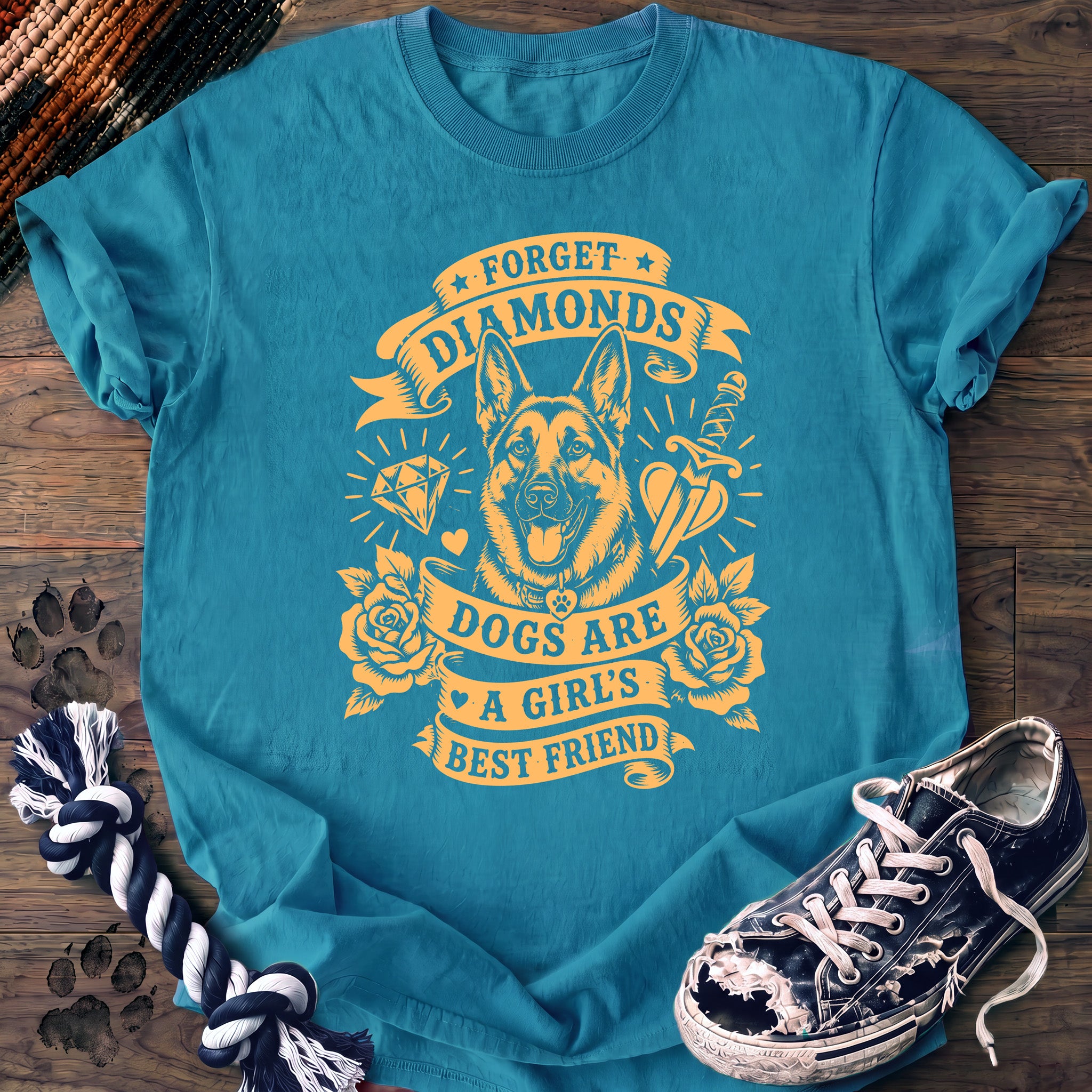 PAWSSION CLUB t-shirt in Sapphire color - SKU PC-0267