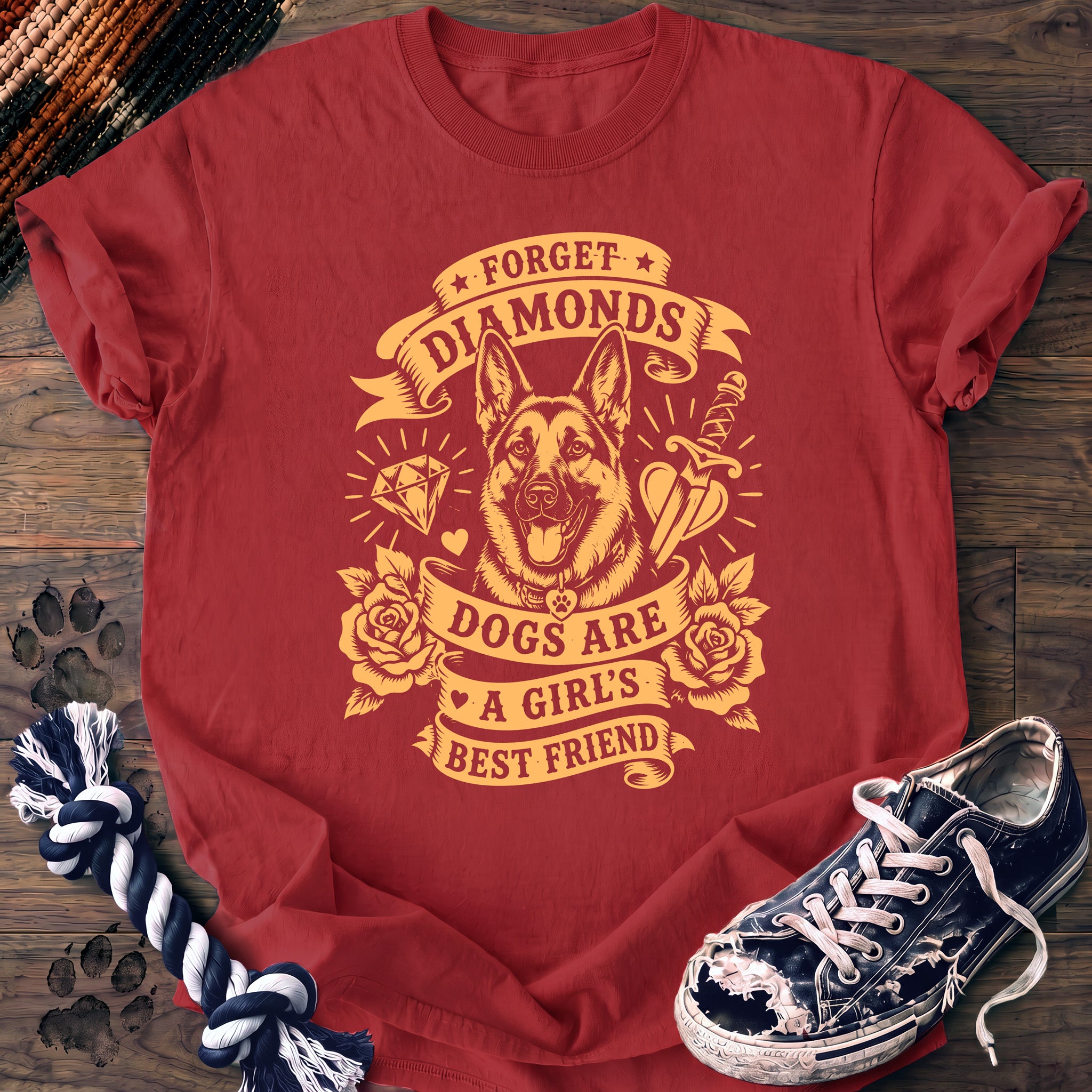 PAWSSION CLUB t-shirt in Watermelon color - SKU PC-0267