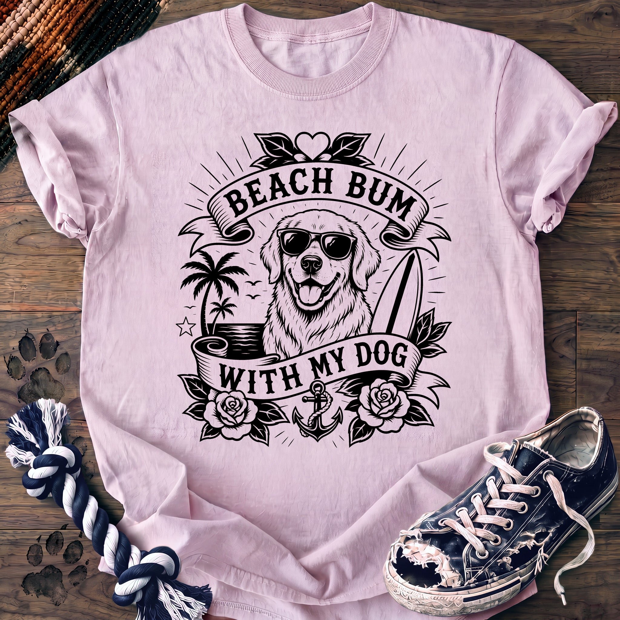 PAWSSION CLUB t-shirt in Blossom color - SKU PC-0268