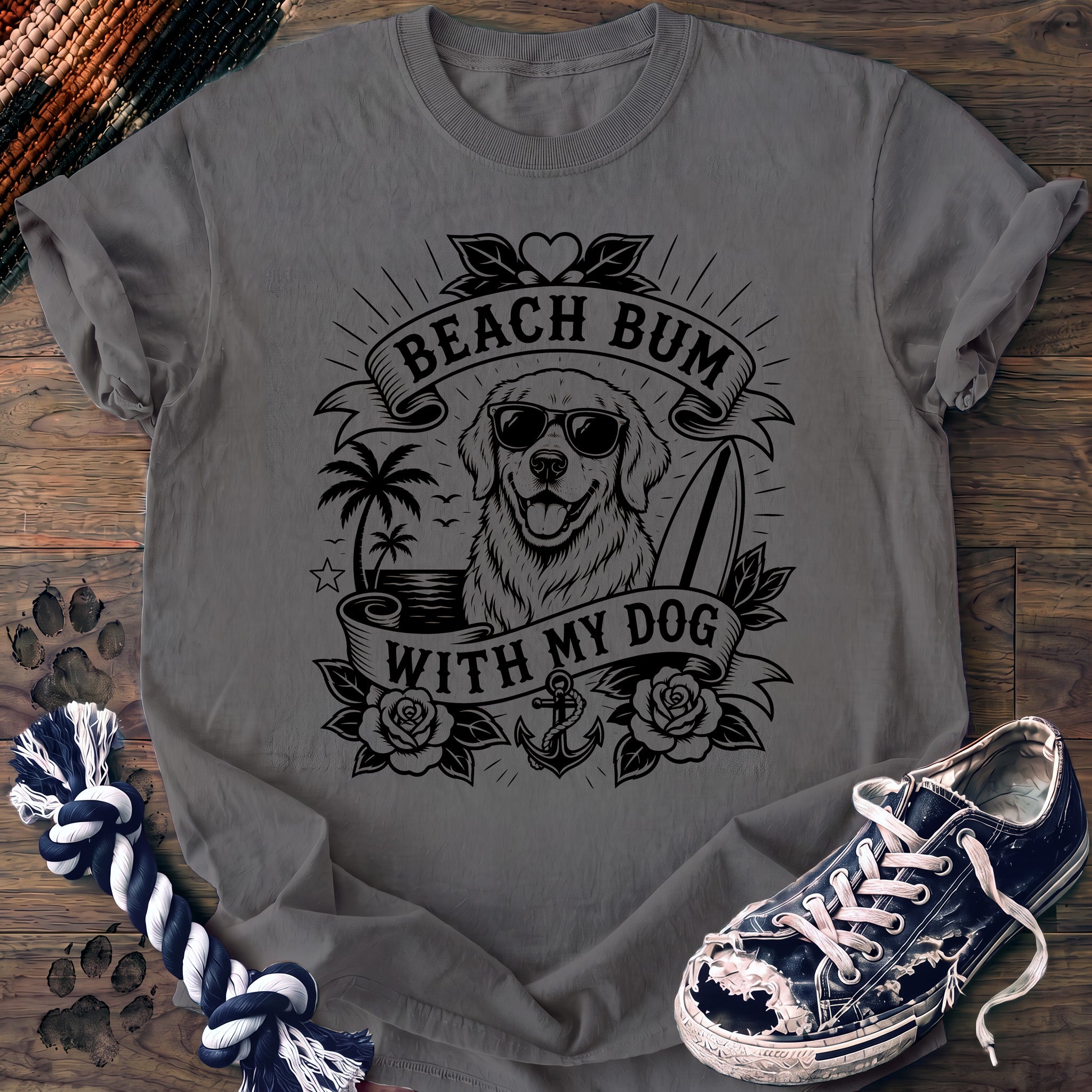 PAWSSION CLUB t-shirt in Grey color - SKU PC-0268