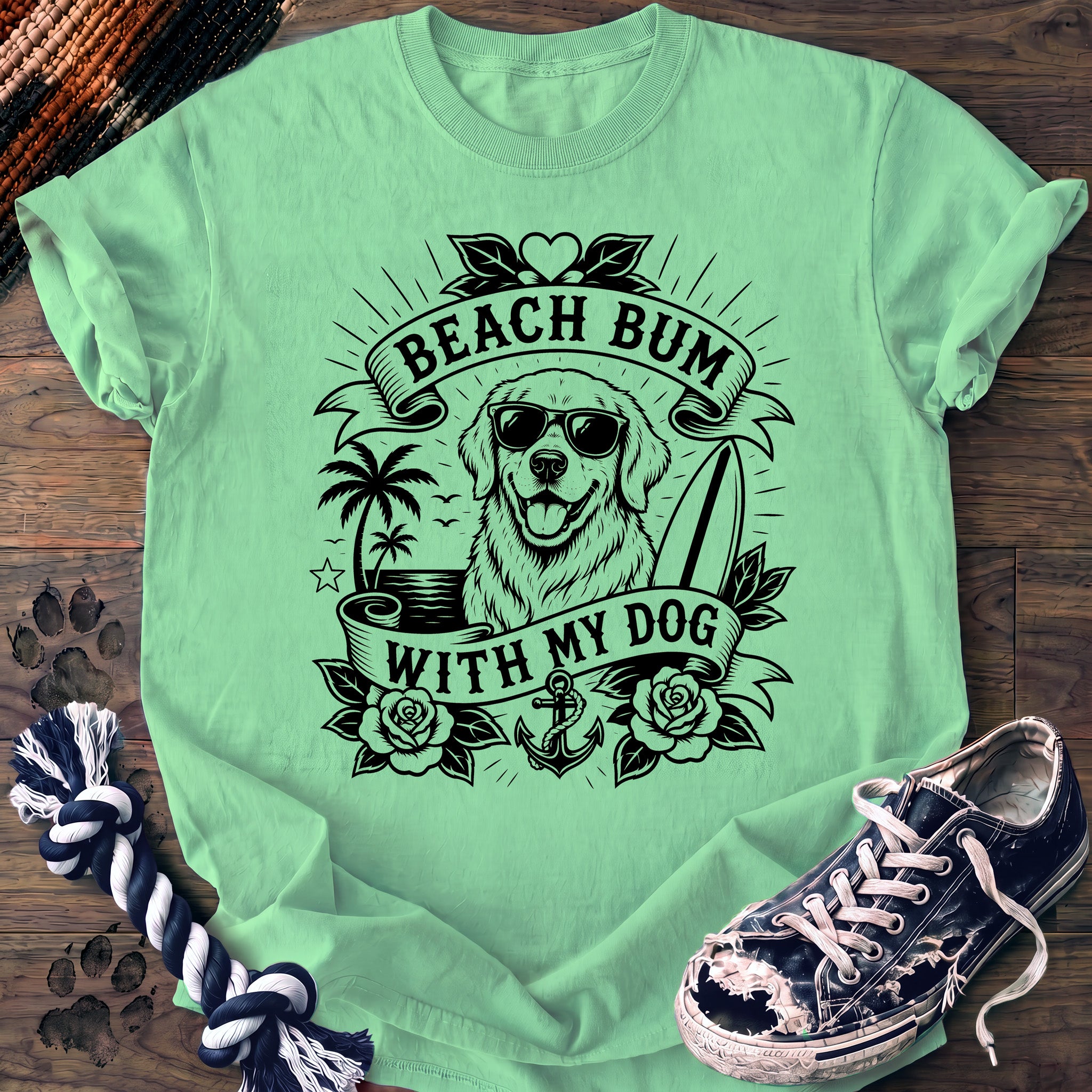 PAWSSION CLUB t-shirt in IslandReef color - SKU PC-0268