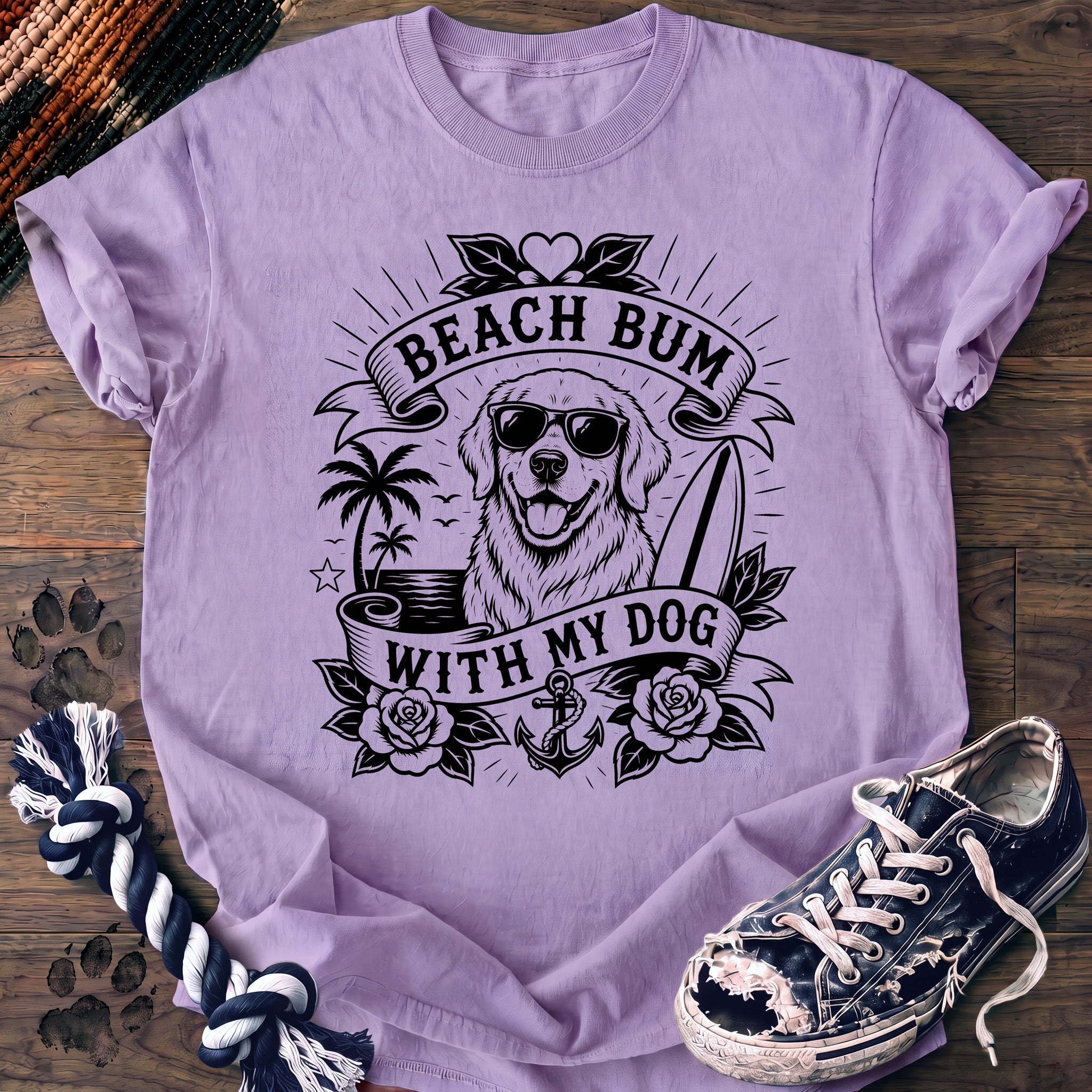 PAWSSION CLUB t-shirt in Orchid color - SKU PC-0268