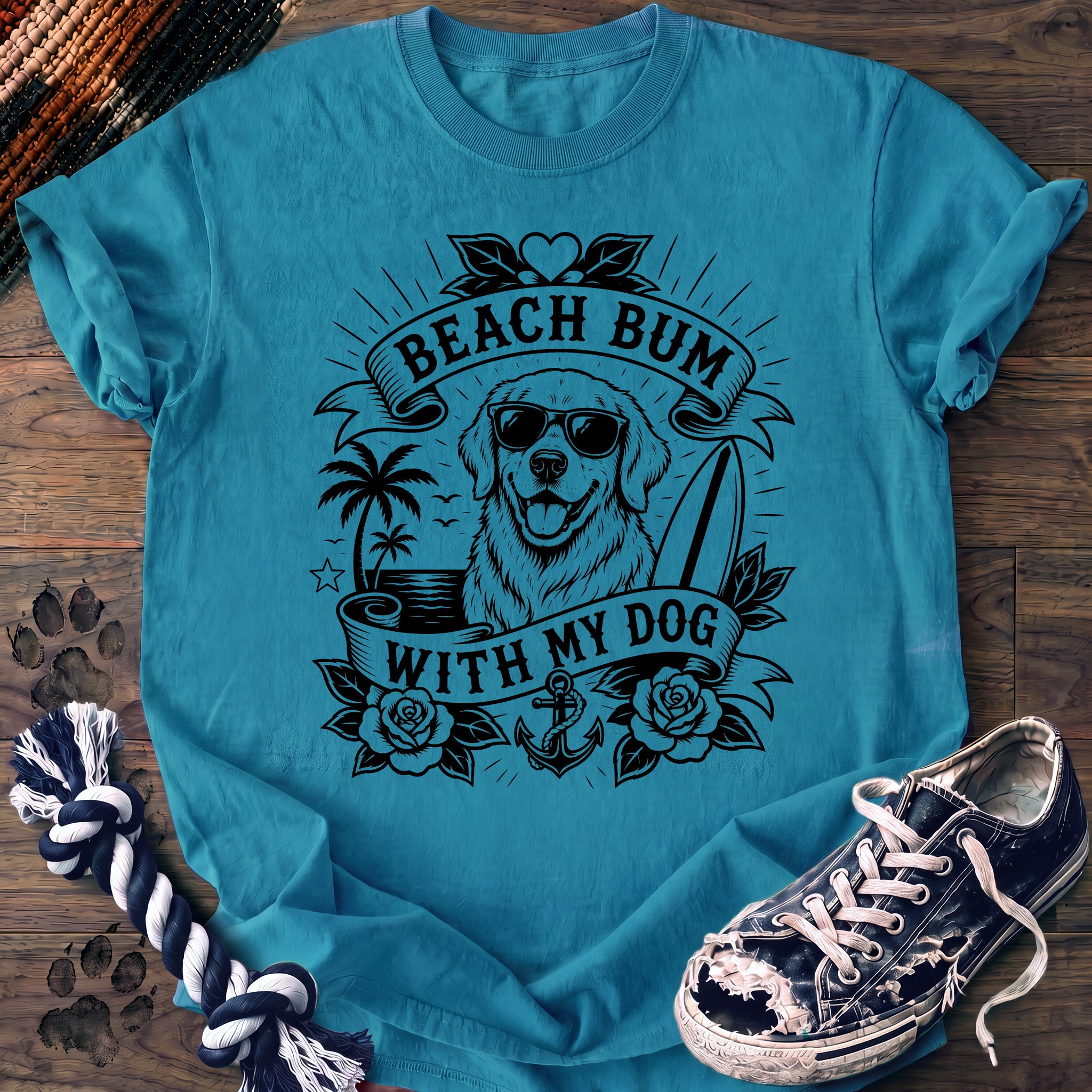 PAWSSION CLUB t-shirt in Sapphire color - SKU PC-0268
