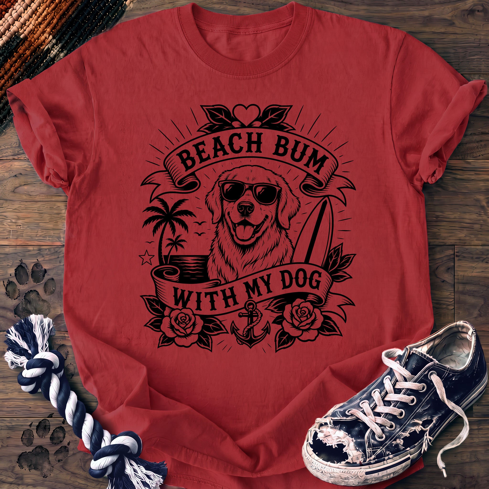 PAWSSION CLUB t-shirt in Watermelon color - SKU PC-0268