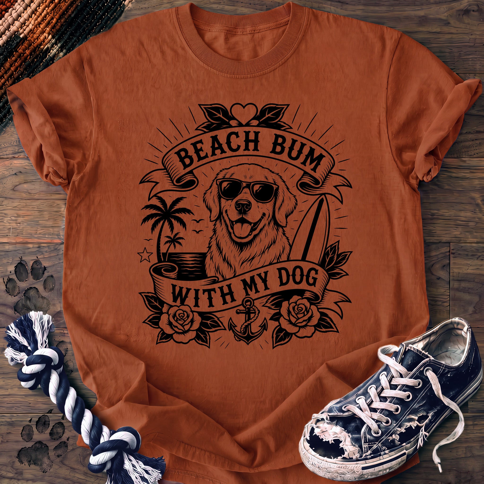 PAWSSION CLUB t-shirt in Yam color - SKU PC-0268