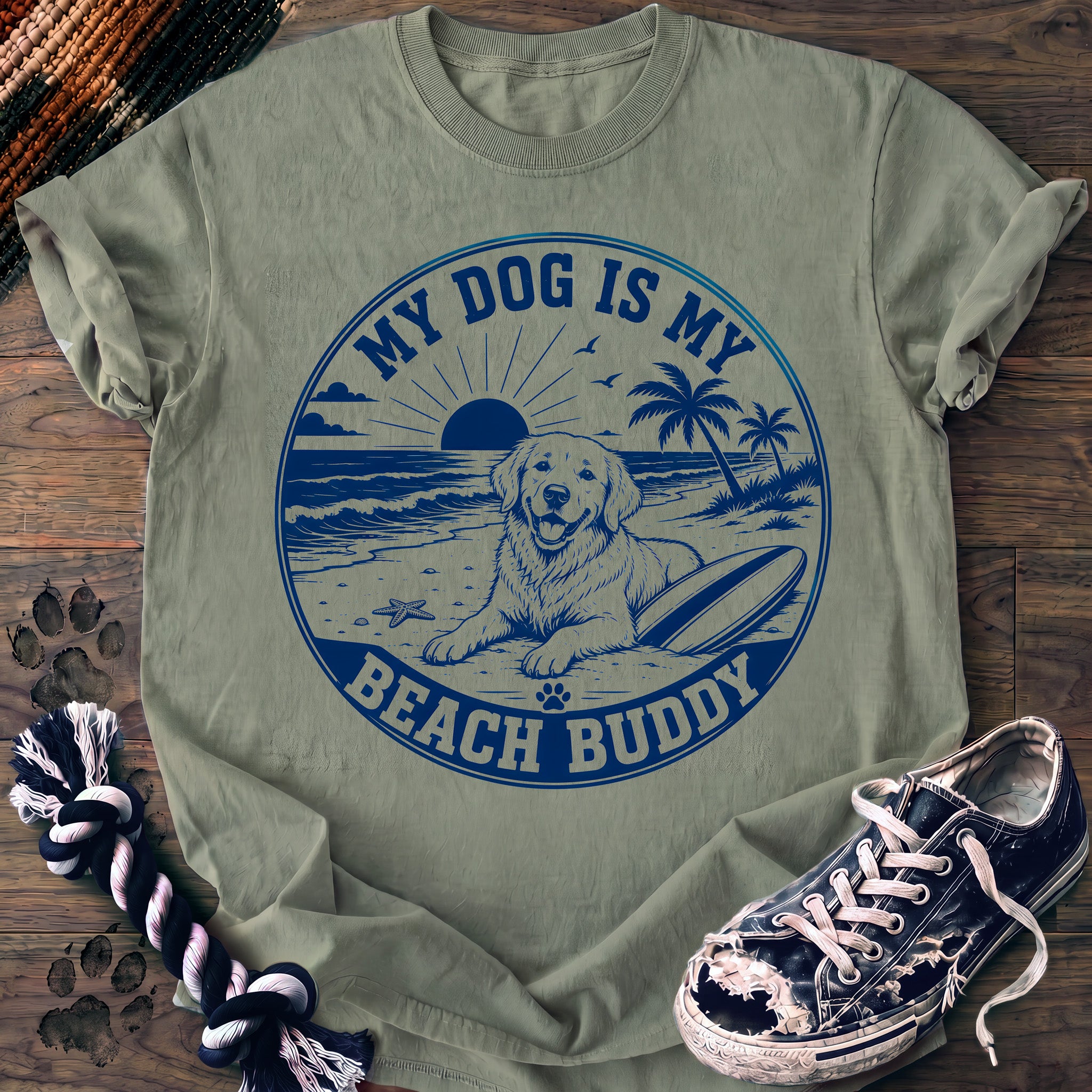 PAWSSION CLUB t-shirt in Bay color - SKU PC-0269