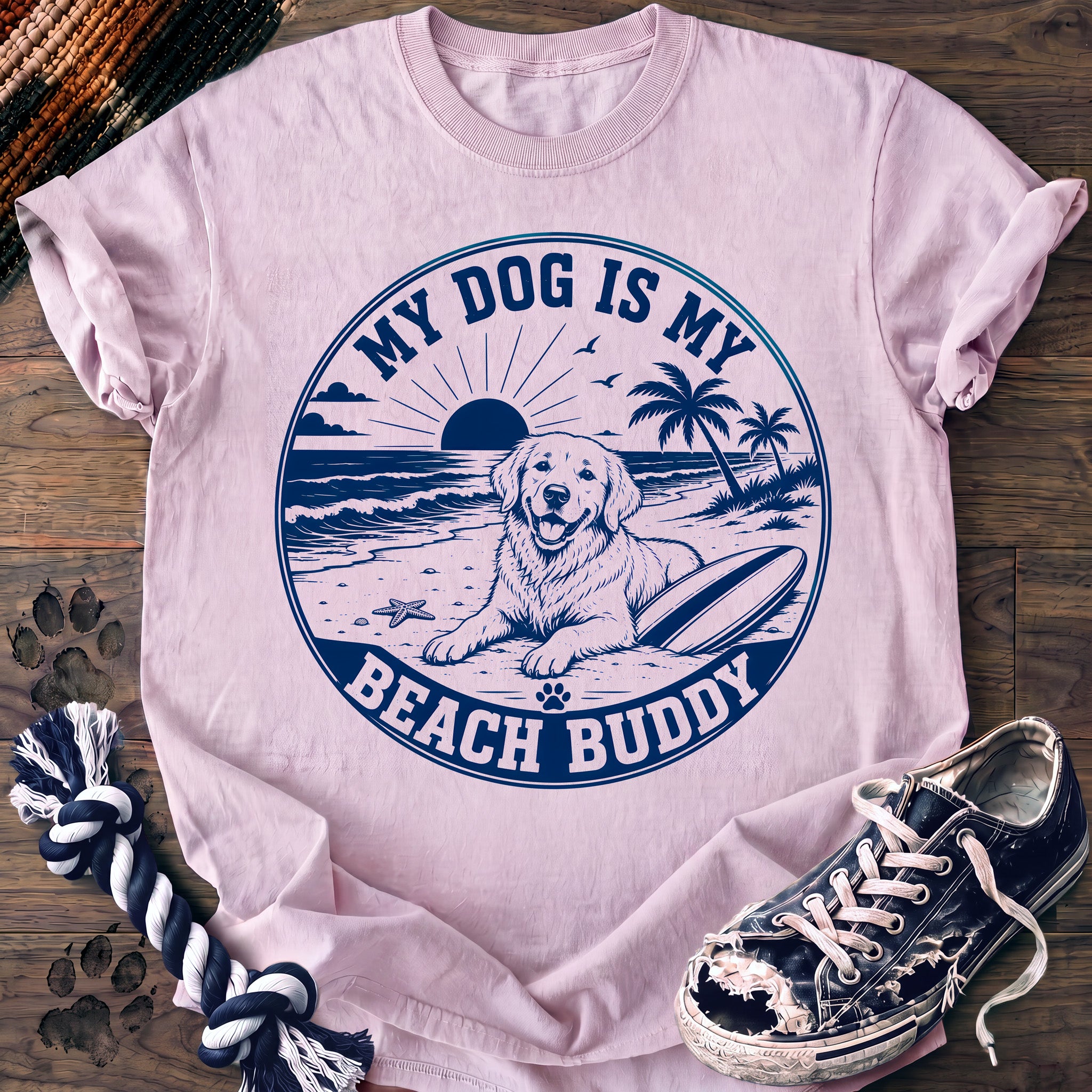 PAWSSION CLUB t-shirt in Blossom color - SKU PC-0269