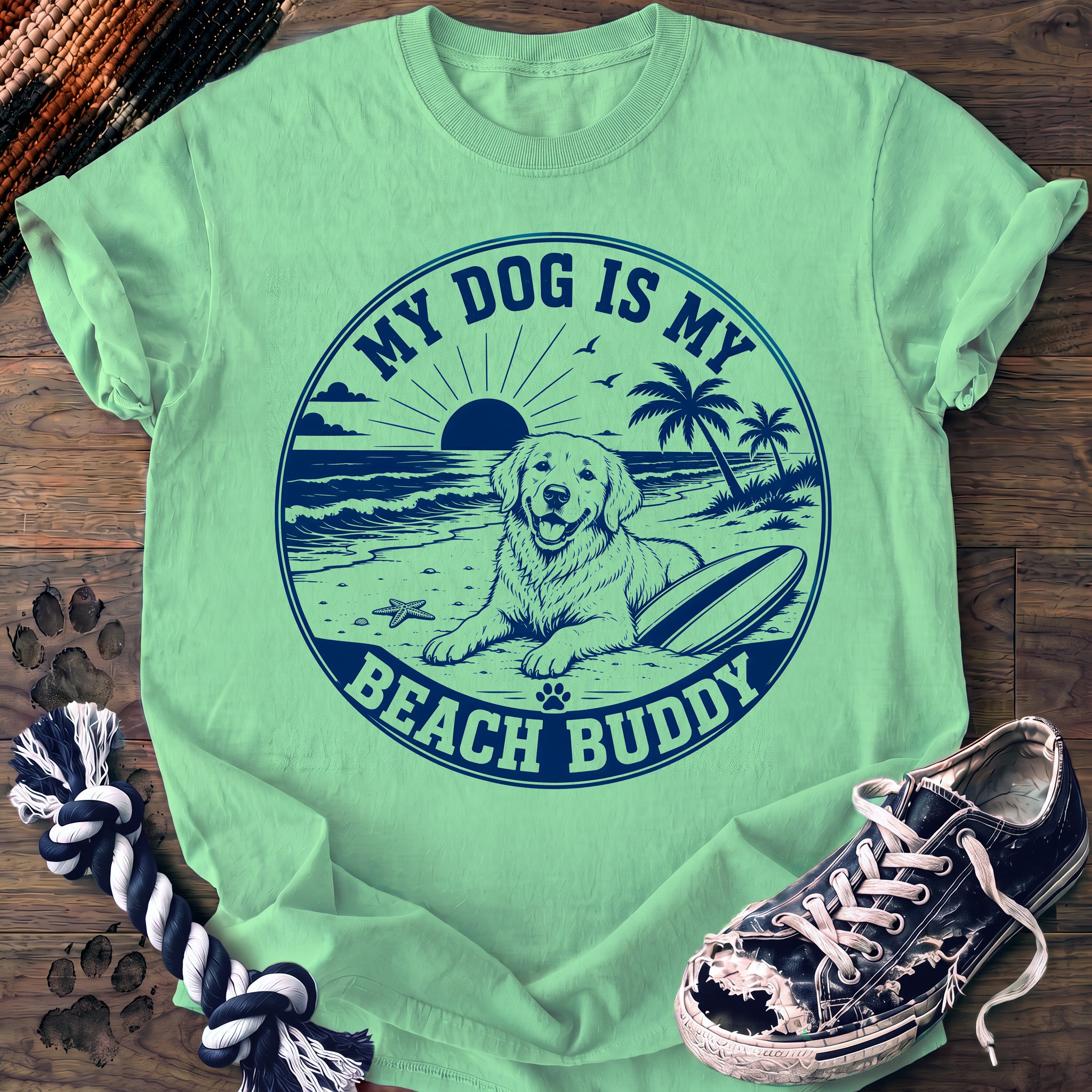 PAWSSION CLUB t-shirt in IslandReef color - SKU PC-0269