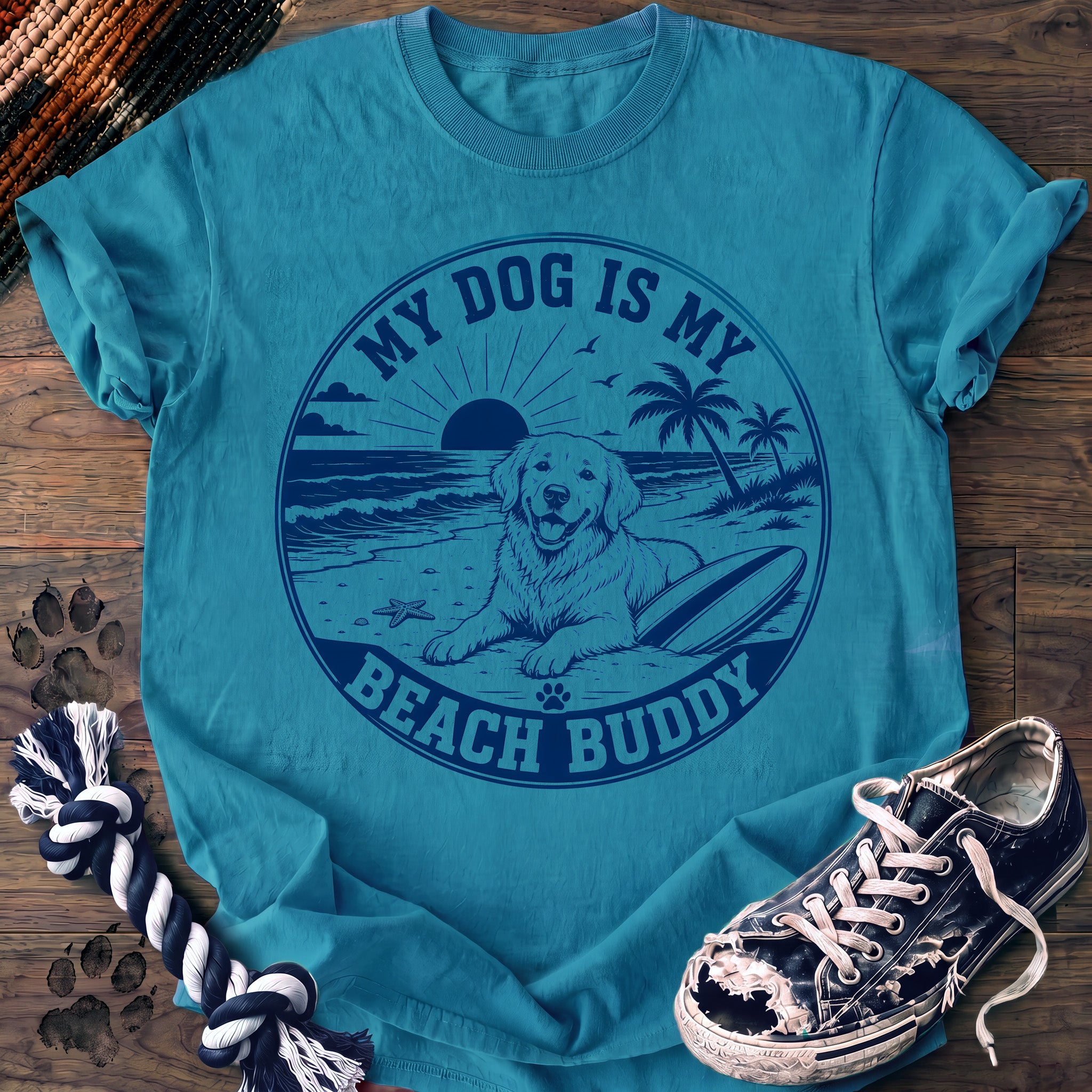 PAWSSION CLUB t-shirt in Sapphire color - SKU PC-0269