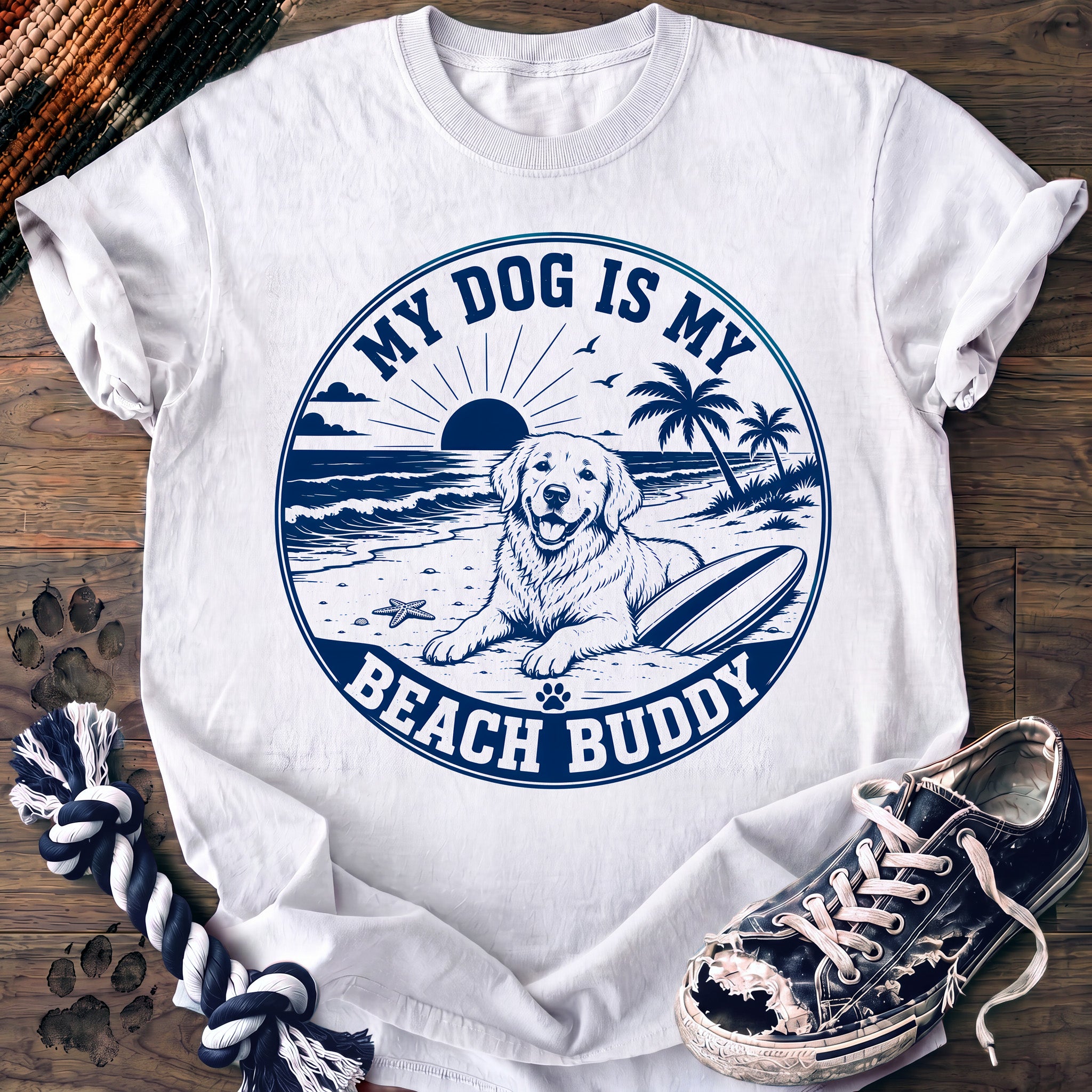 PAWSSION CLUB t-shirt in White color - SKU PC-0269