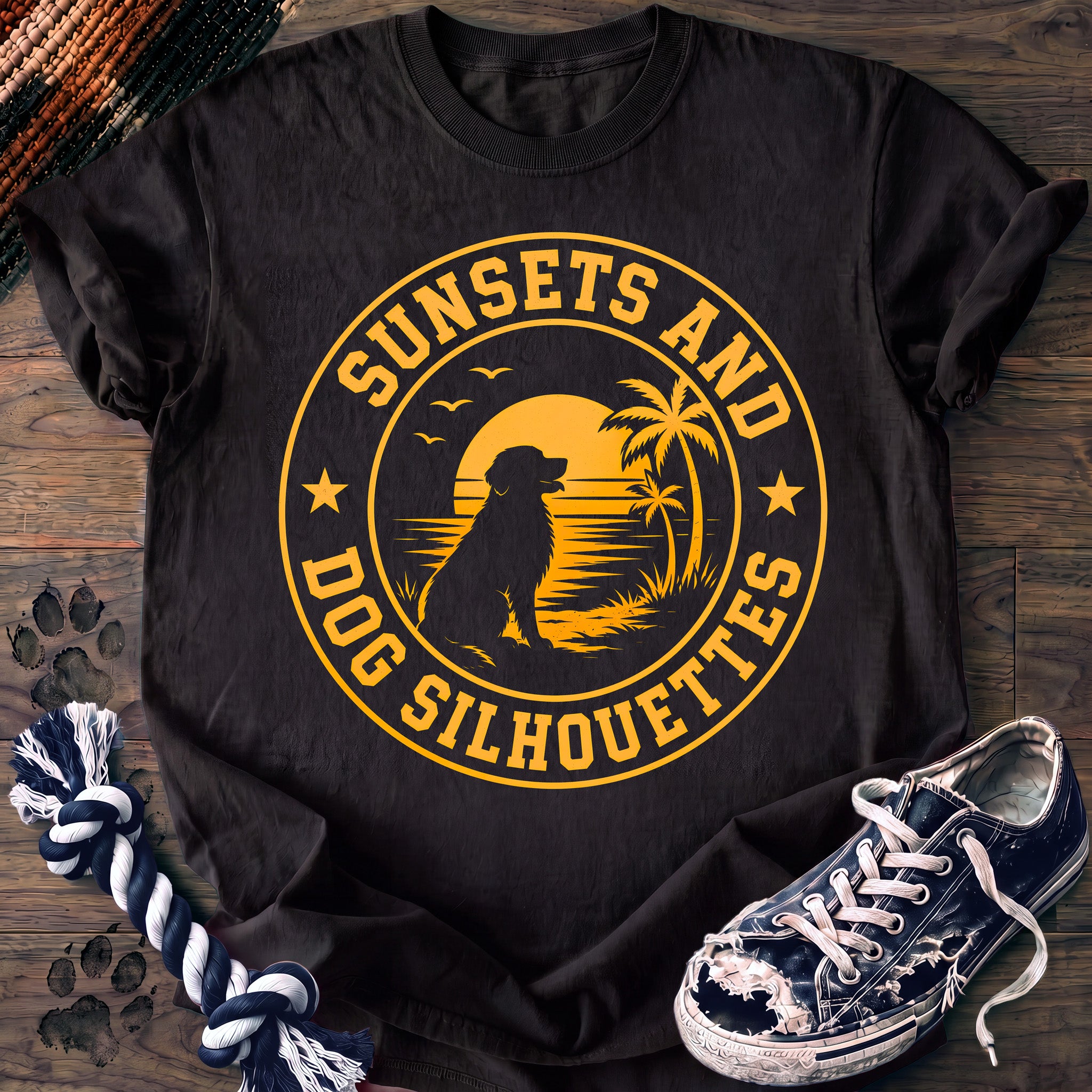 PAWSSION CLUB t-shirt in Black color - SKU PC-0271