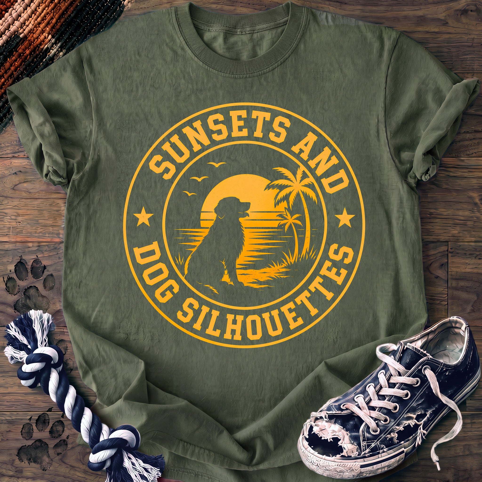 PAWSSION CLUB t-shirt in LightGreen color - SKU PC-0271
