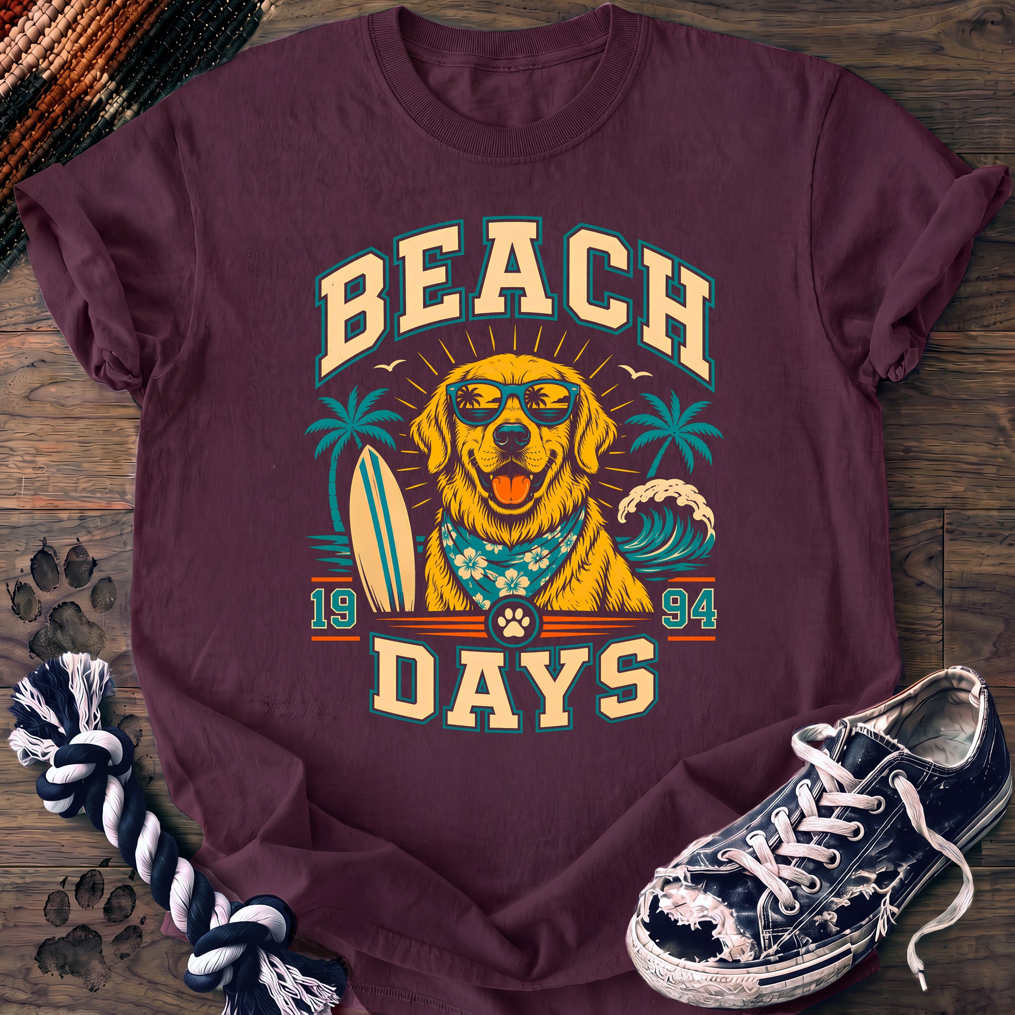 PAWSSION CLUB t-shirt in Berry color - SKU PC-0272