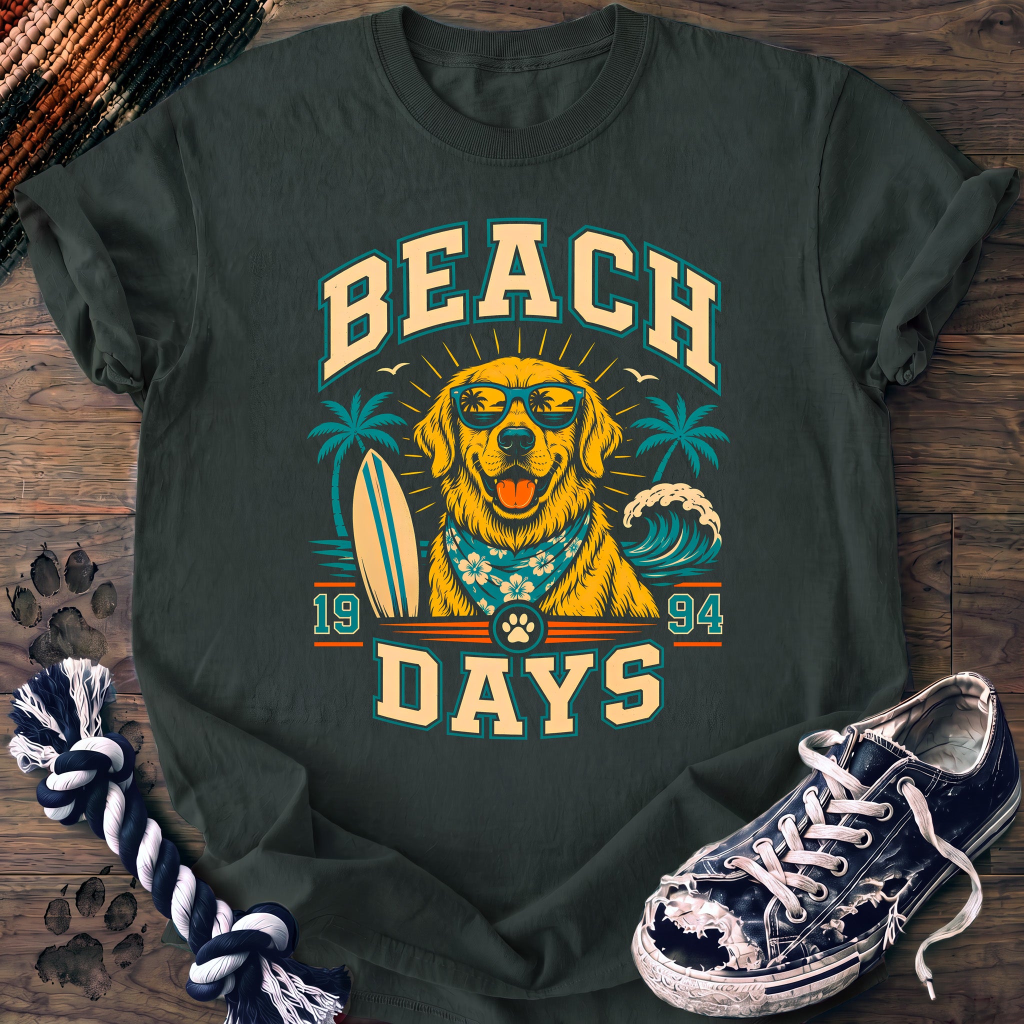 PAWSSION CLUB t-shirt in BlueSpruce color - SKU PC-0272