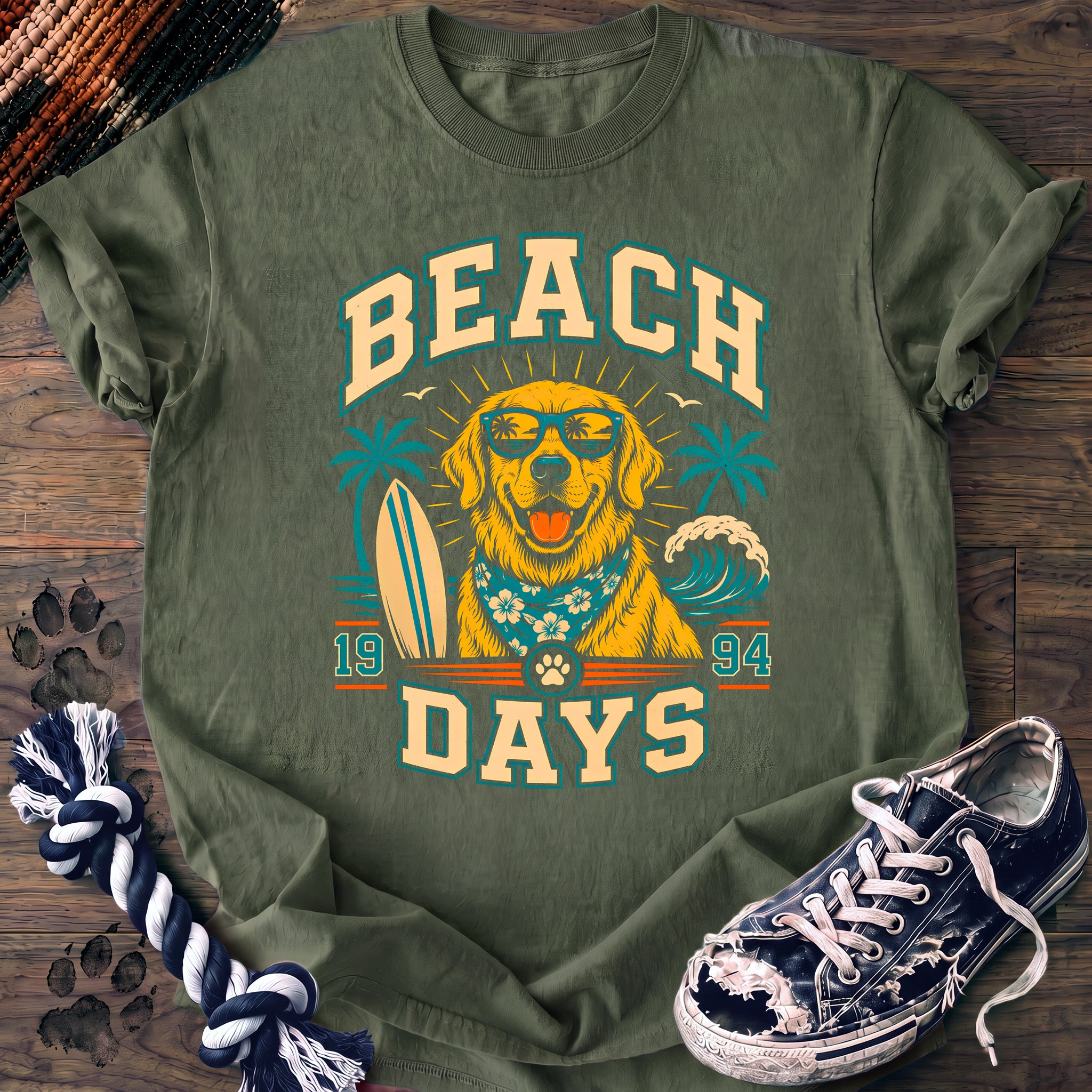 PAWSSION CLUB t-shirt in LightGreen color - SKU PC-0272
