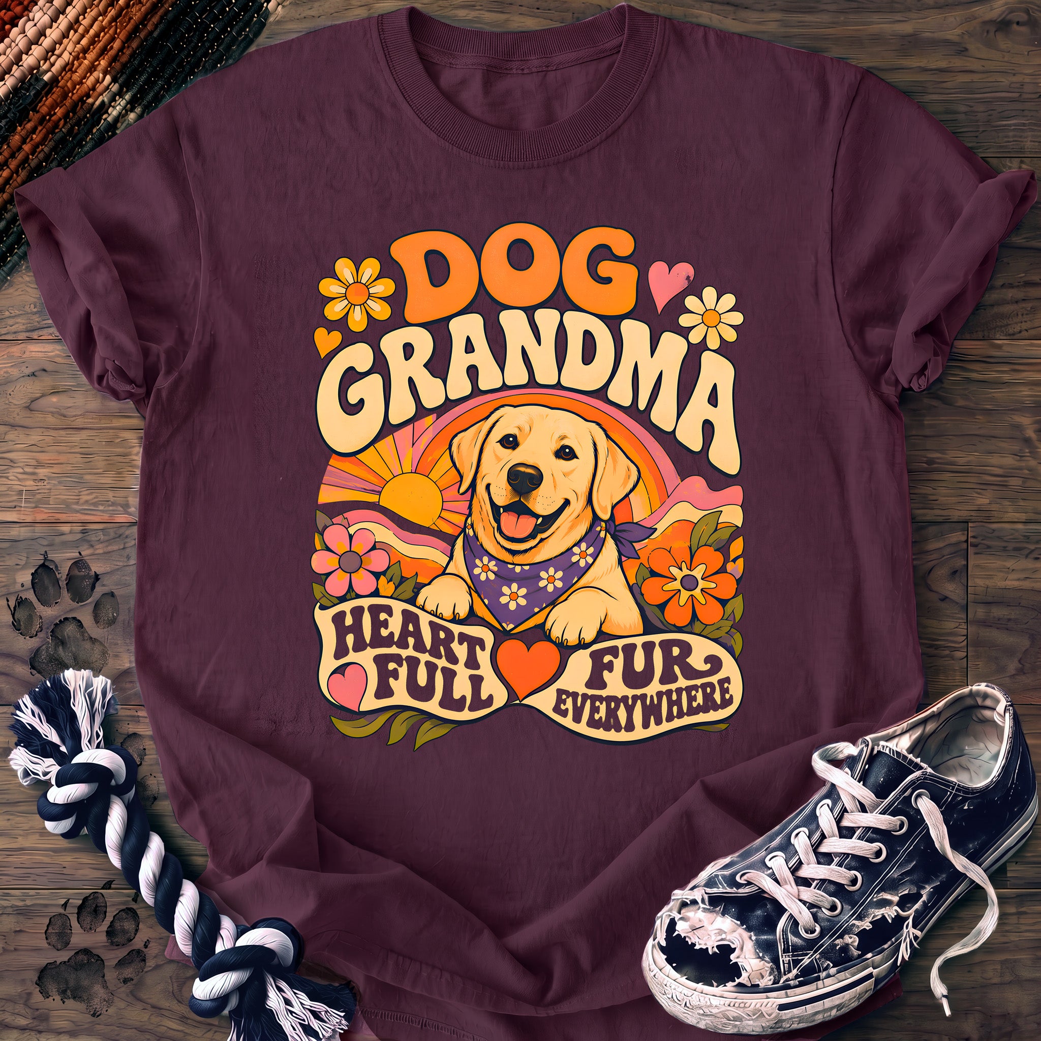 PAWSSION CLUB t-shirt in Berry color - SKU PC-0279