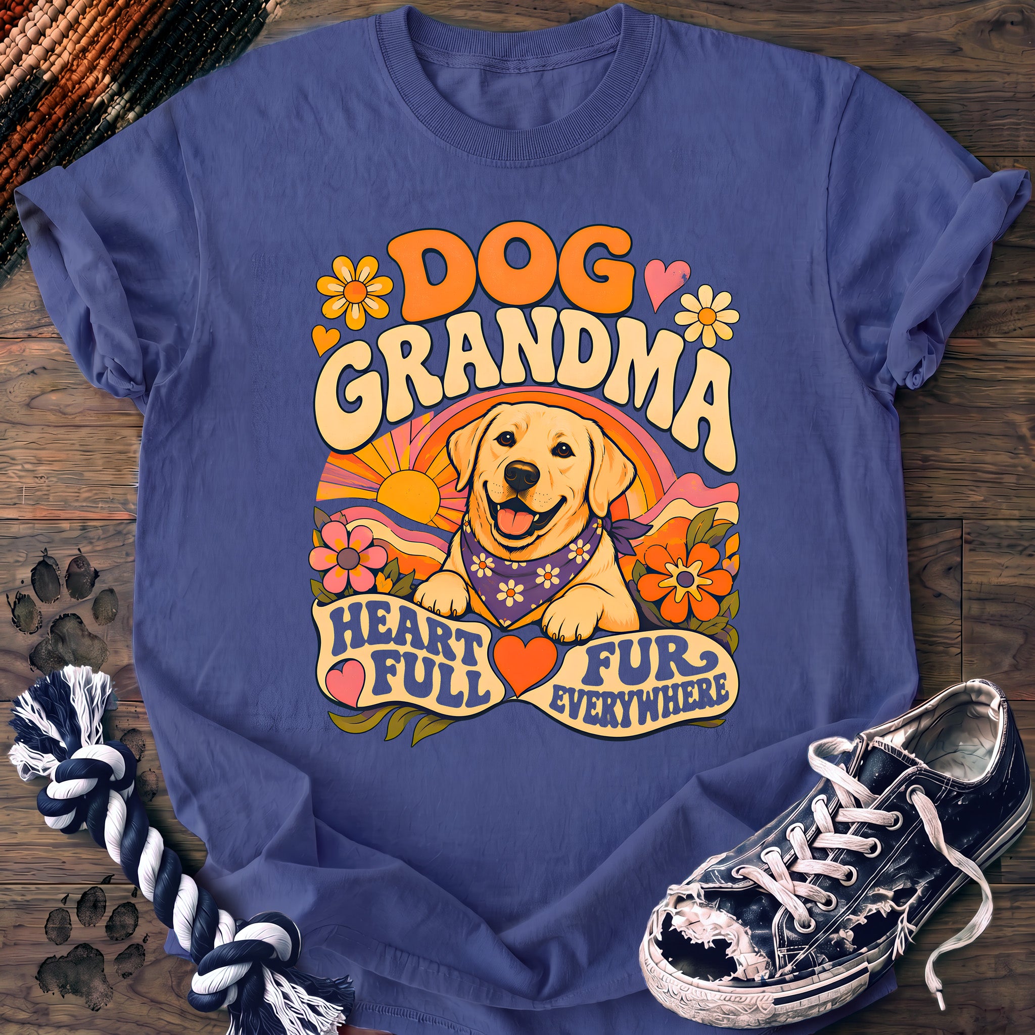 PAWSSION CLUB t-shirt in FloBlue color - SKU PC-0279