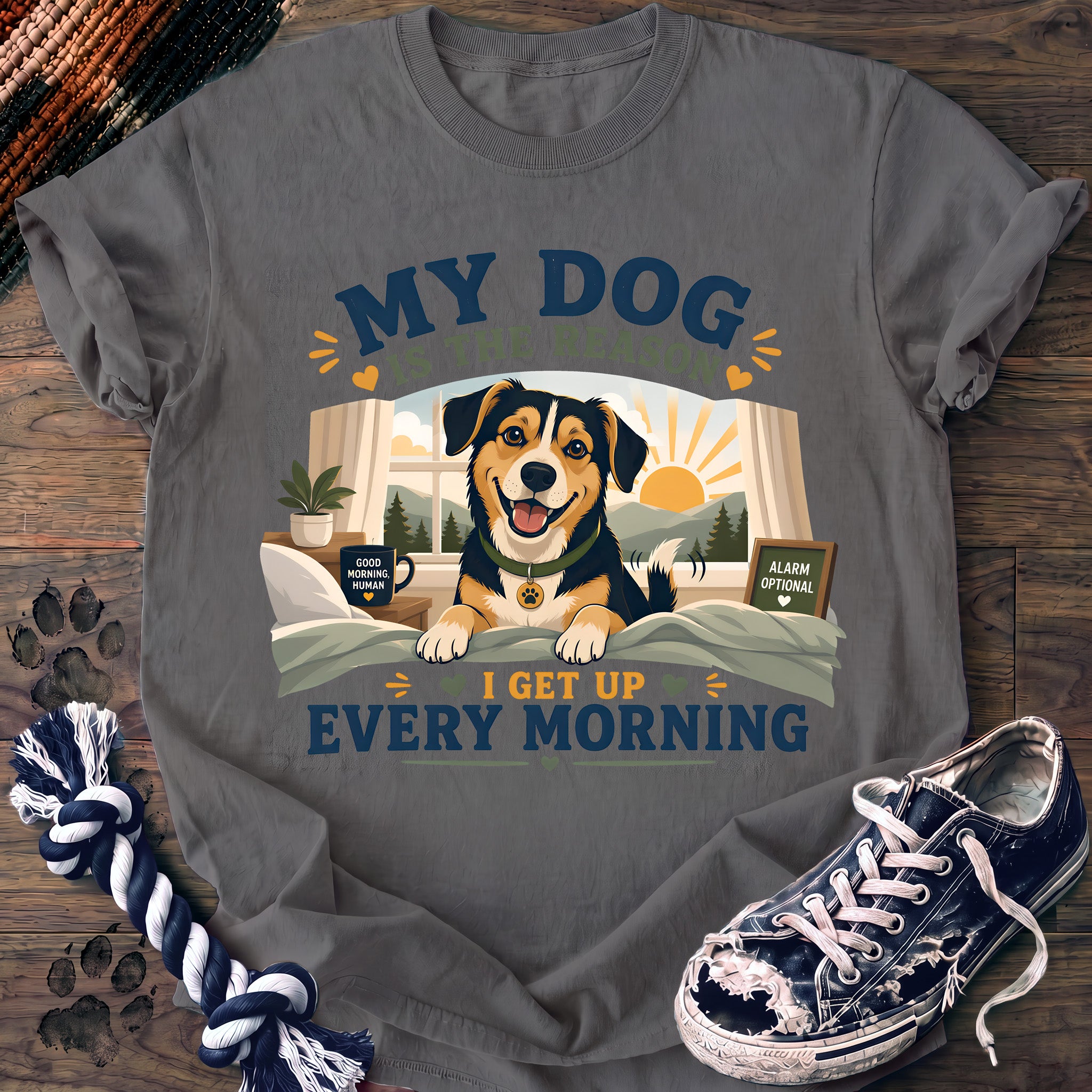 PAWSSION CLUB t-shirt in Grey color - SKU PC-0284