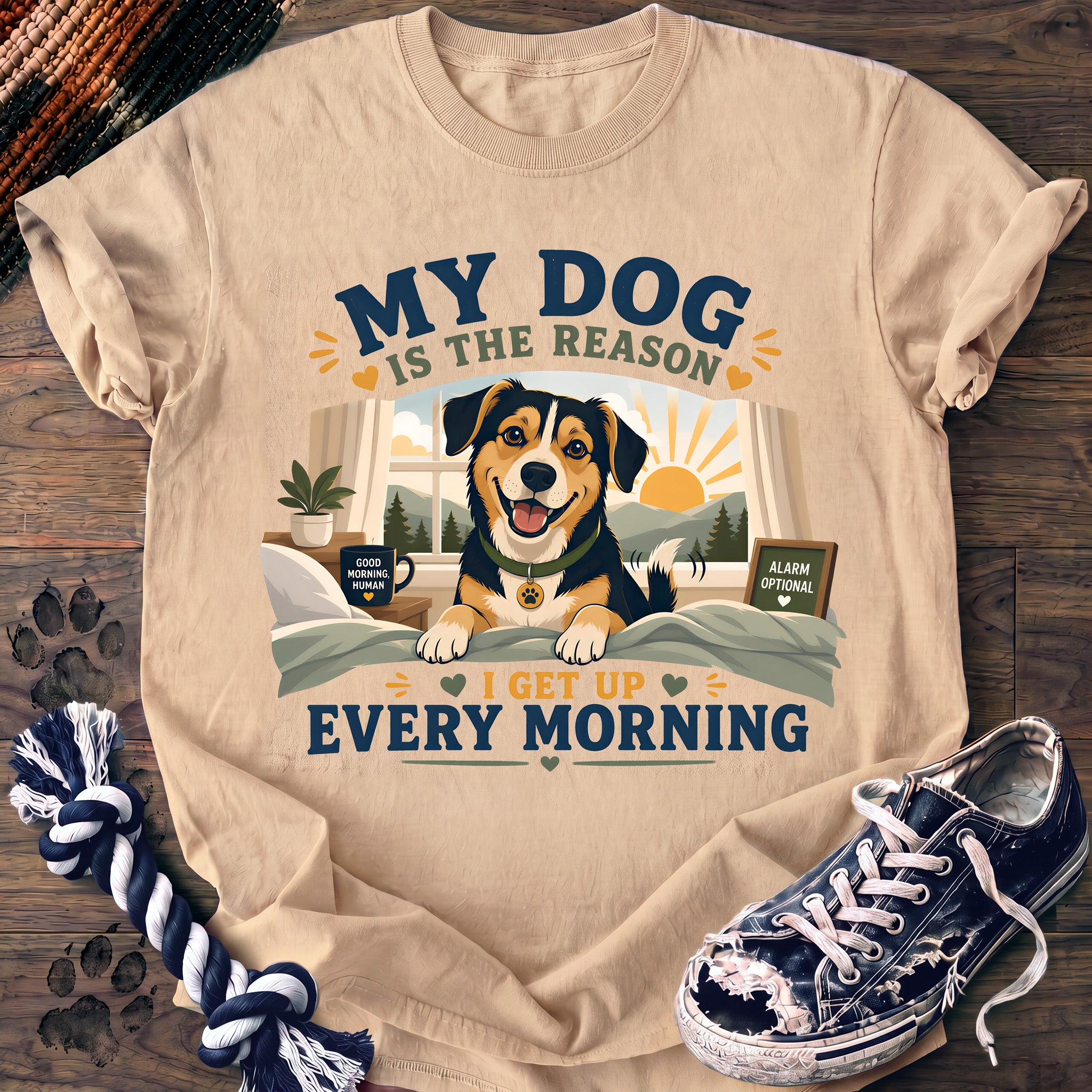 PAWSSION CLUB t-shirt in Ivory color - SKU PC-0284