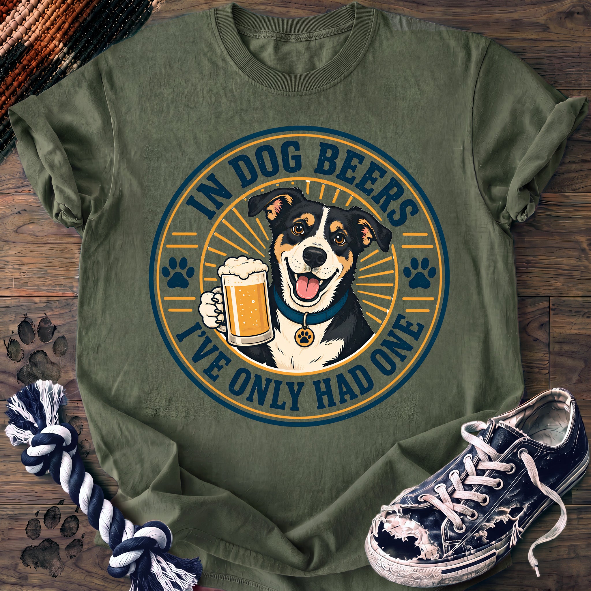 PAWSSION CLUB t-shirt in LightGreen color - SKU PC-0285