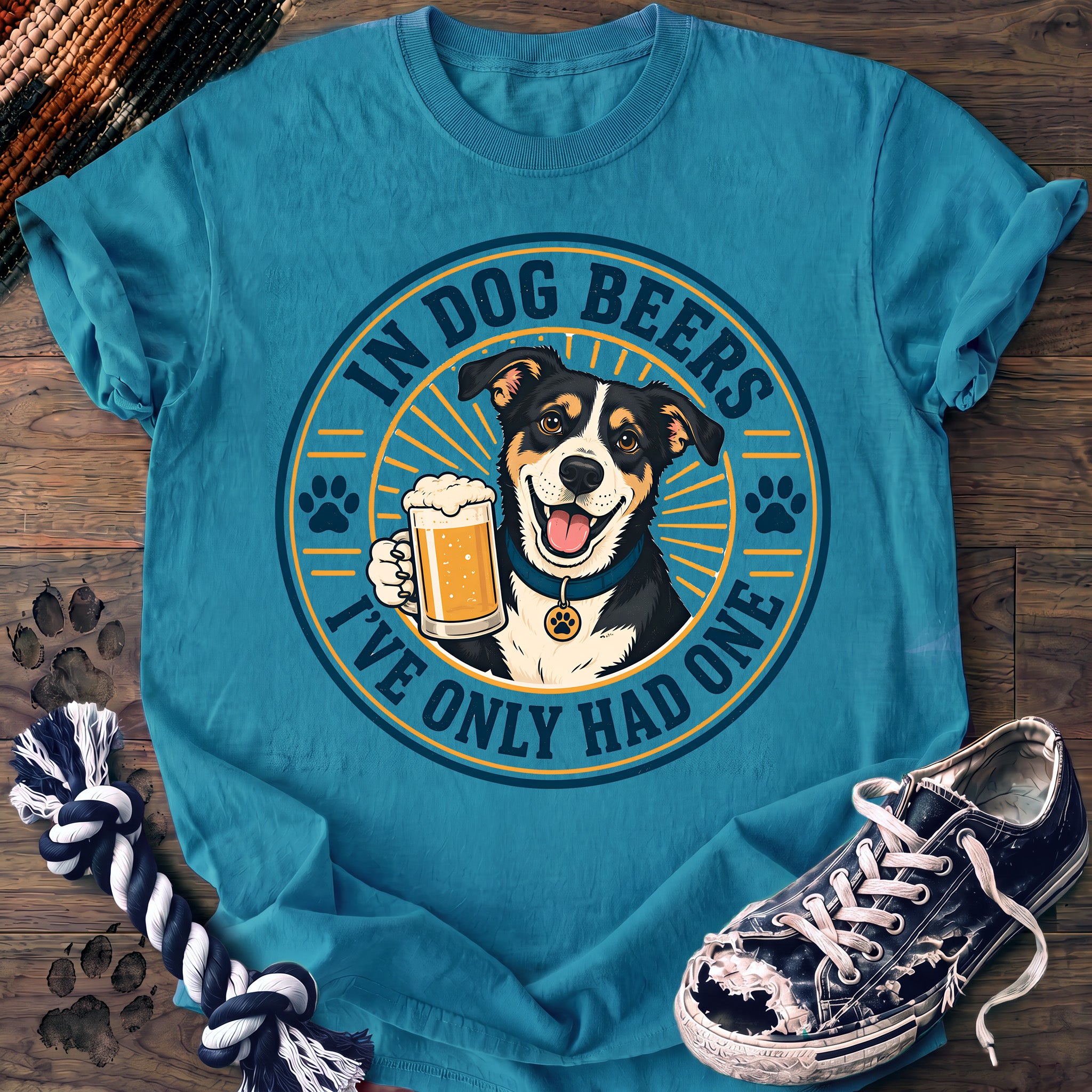 PAWSSION CLUB t-shirt in Sapphire color - SKU PC-0285