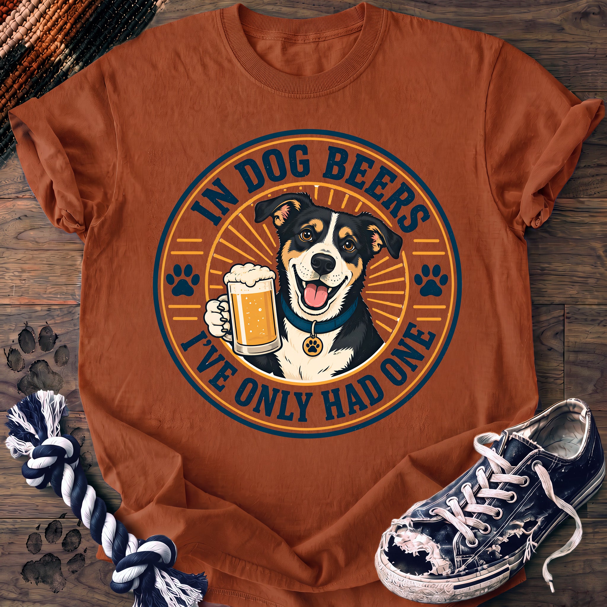 PAWSSION CLUB t-shirt in Yam color - SKU PC-0285