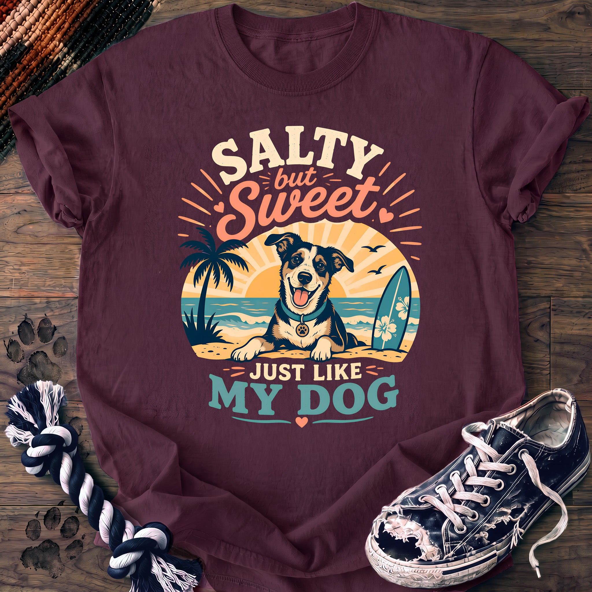 PAWSSION CLUB t-shirt in Berry color - SKU PC-0286
