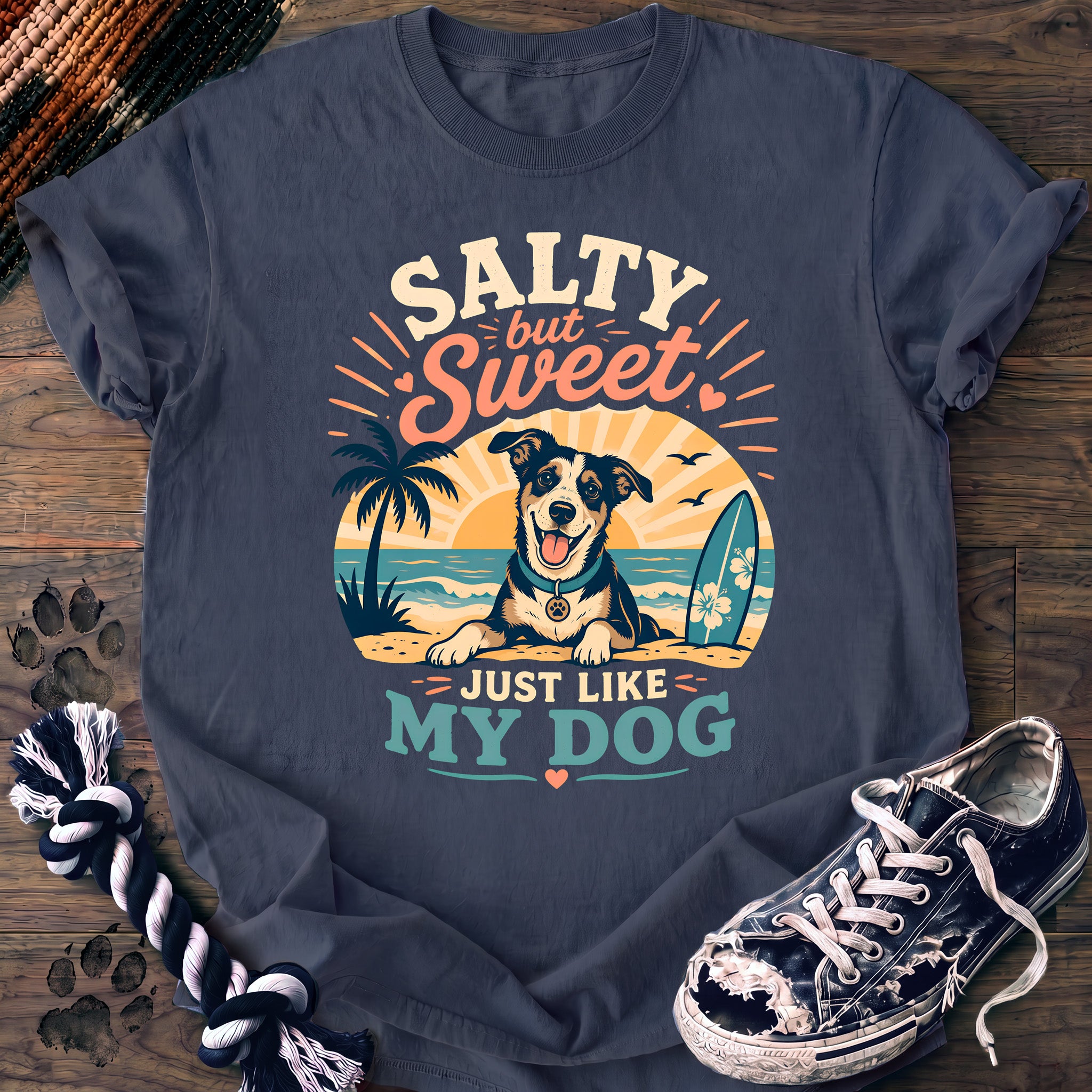 PAWSSION CLUB t-shirt in BlueJean color - SKU PC-0286