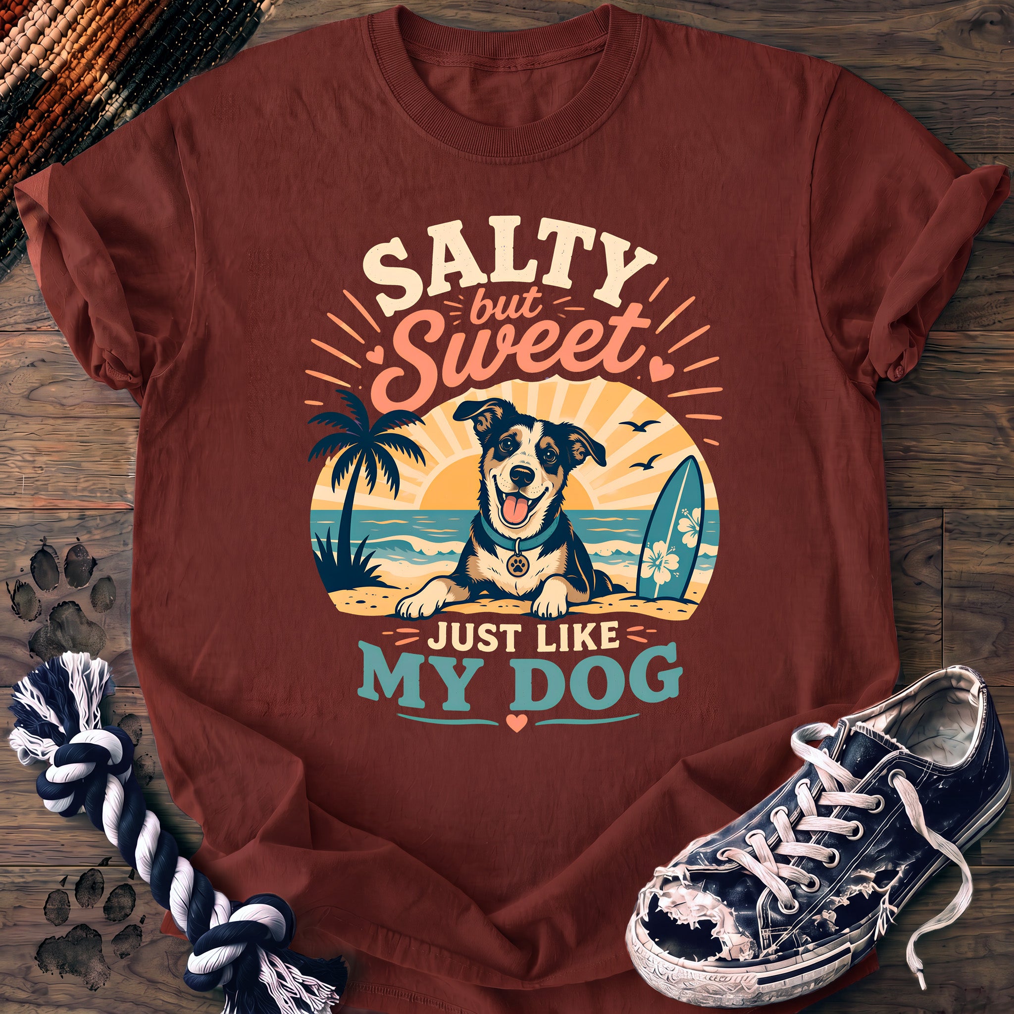 PAWSSION CLUB t-shirt in Brick color - SKU PC-0286