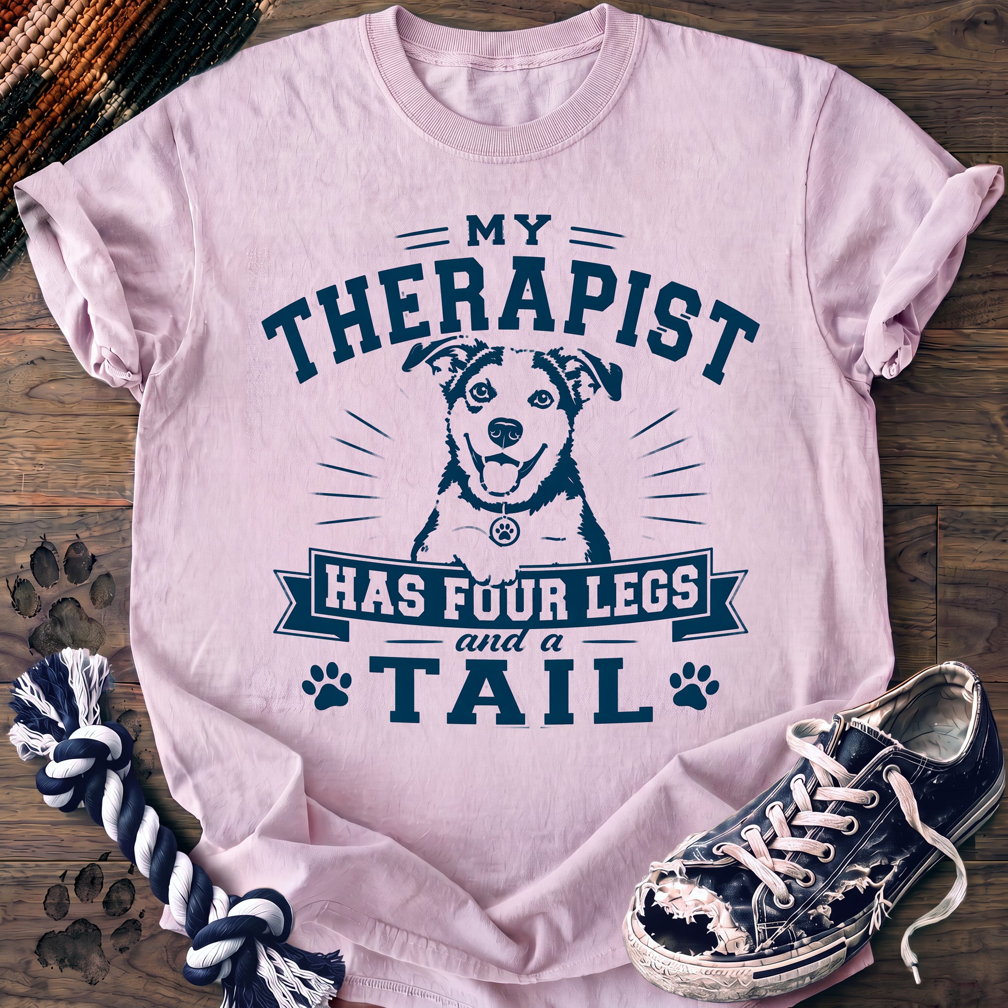 PAWSSION CLUB t-shirt in Blossom color - SKU PC-0287