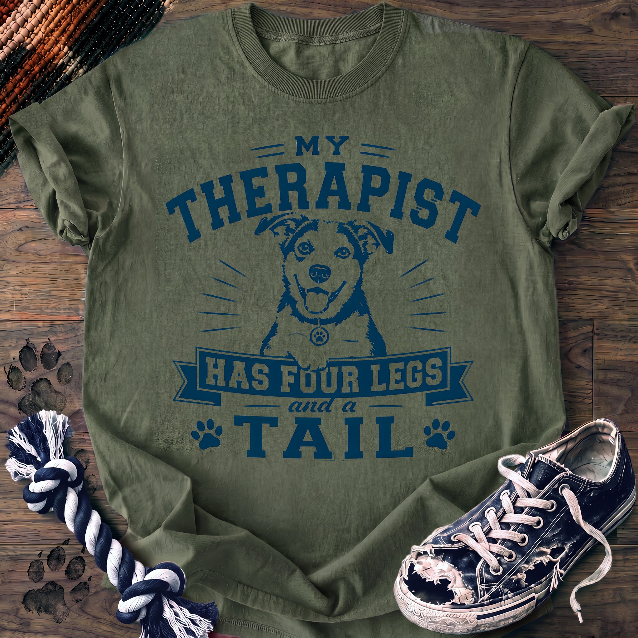 PAWSSION CLUB t-shirt in LightGreen color - SKU PC-0287