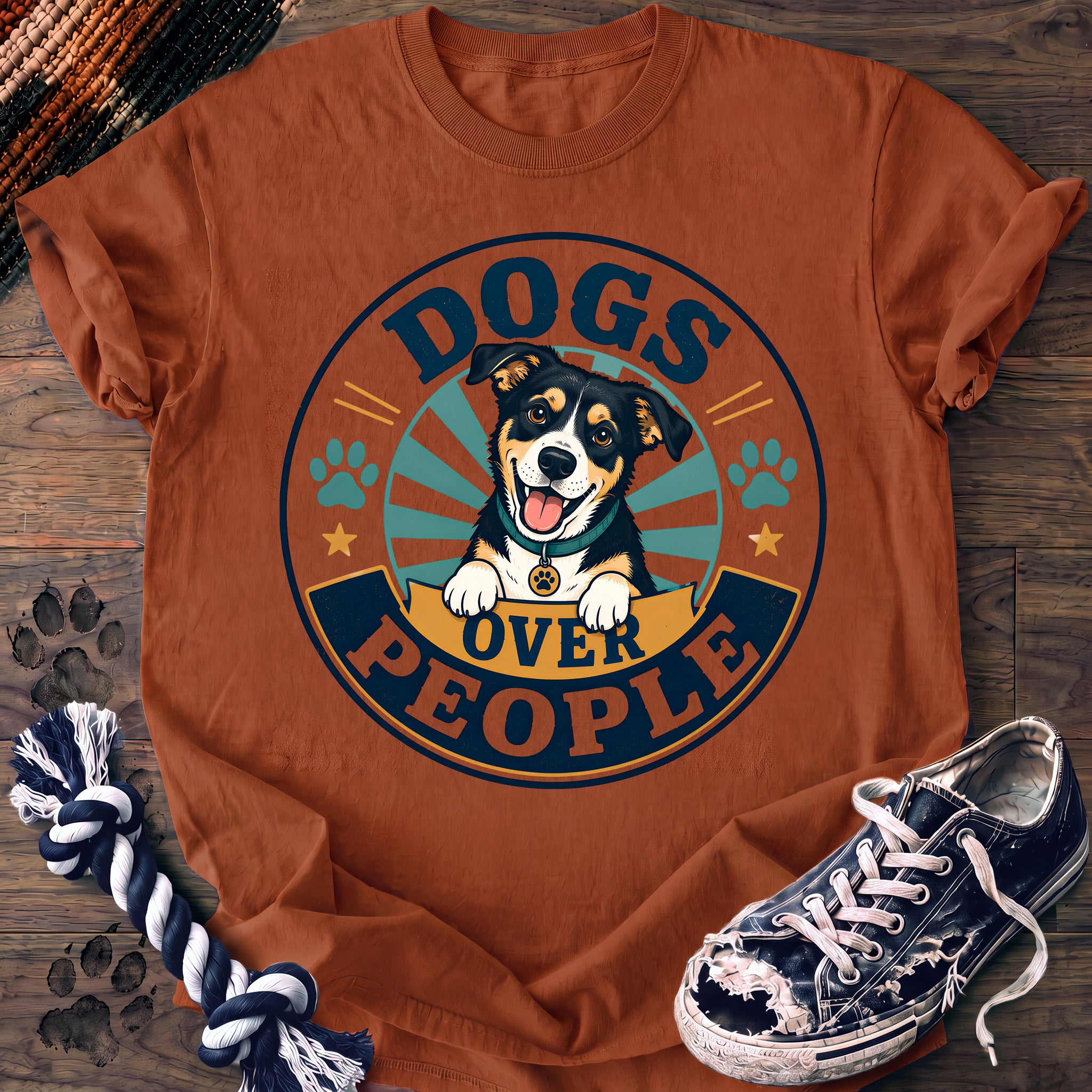 PAWSSION CLUB t-shirt in Yam color - SKU PC-0288