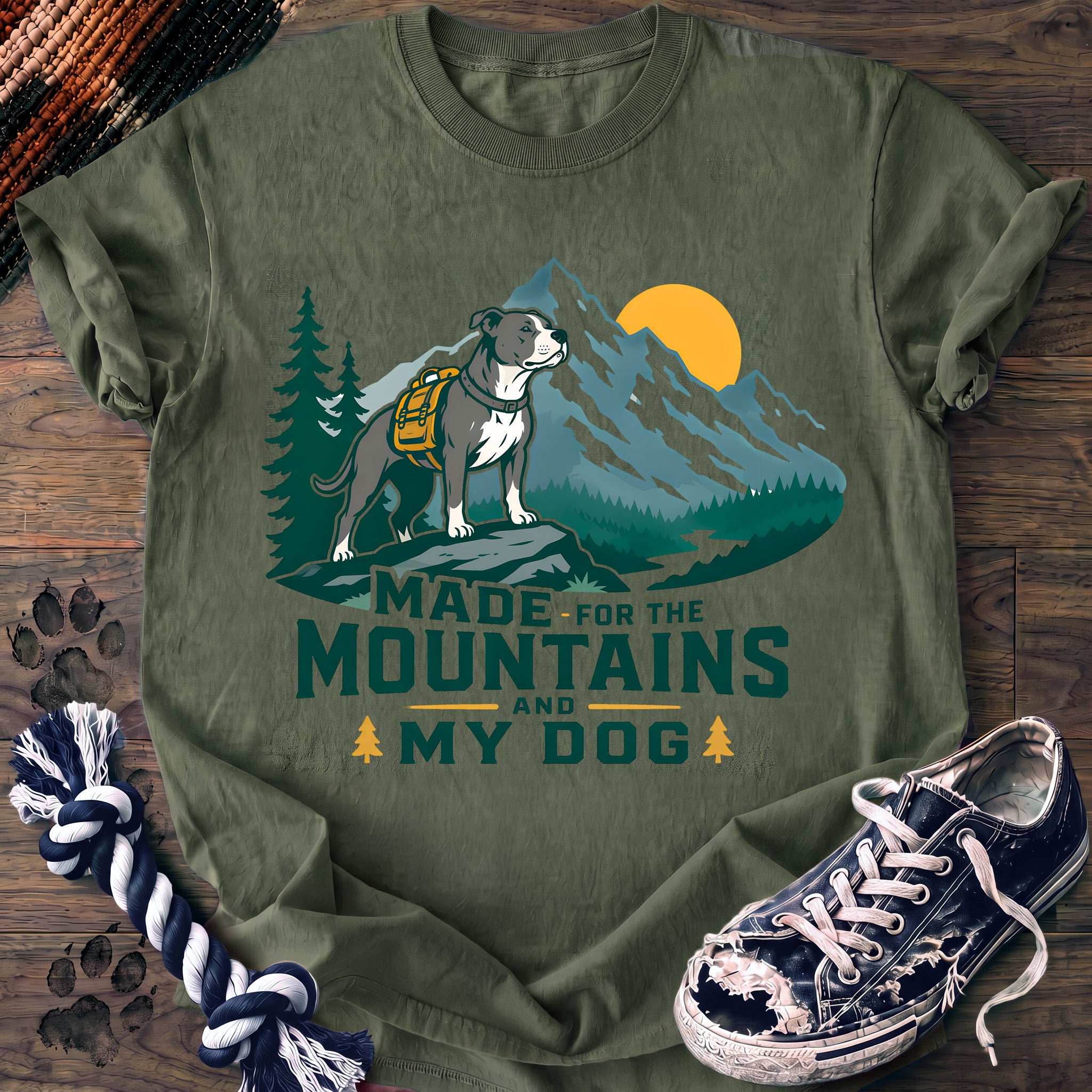 PAWSSION CLUB t-shirt in LightGreen color - SKU PC-0289
