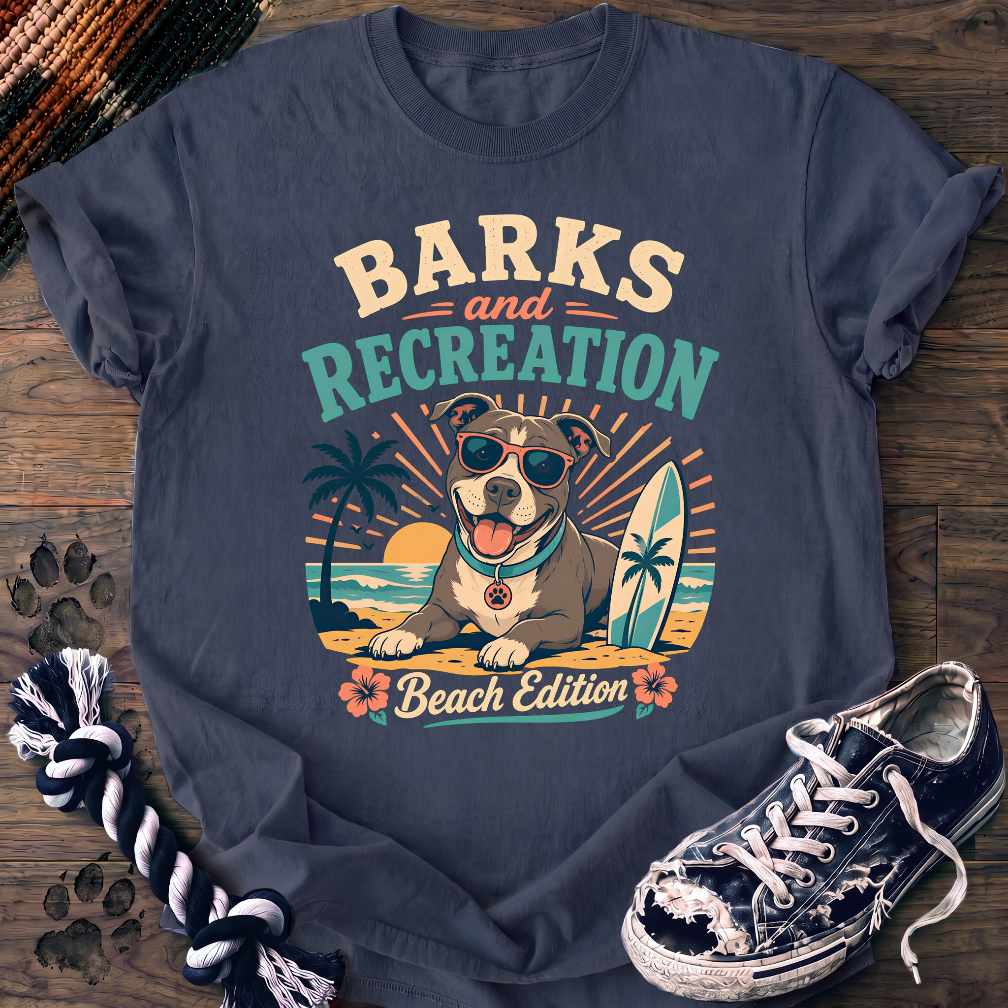 PAWSSION CLUB t-shirt in BlueJean color - SKU PC-0291