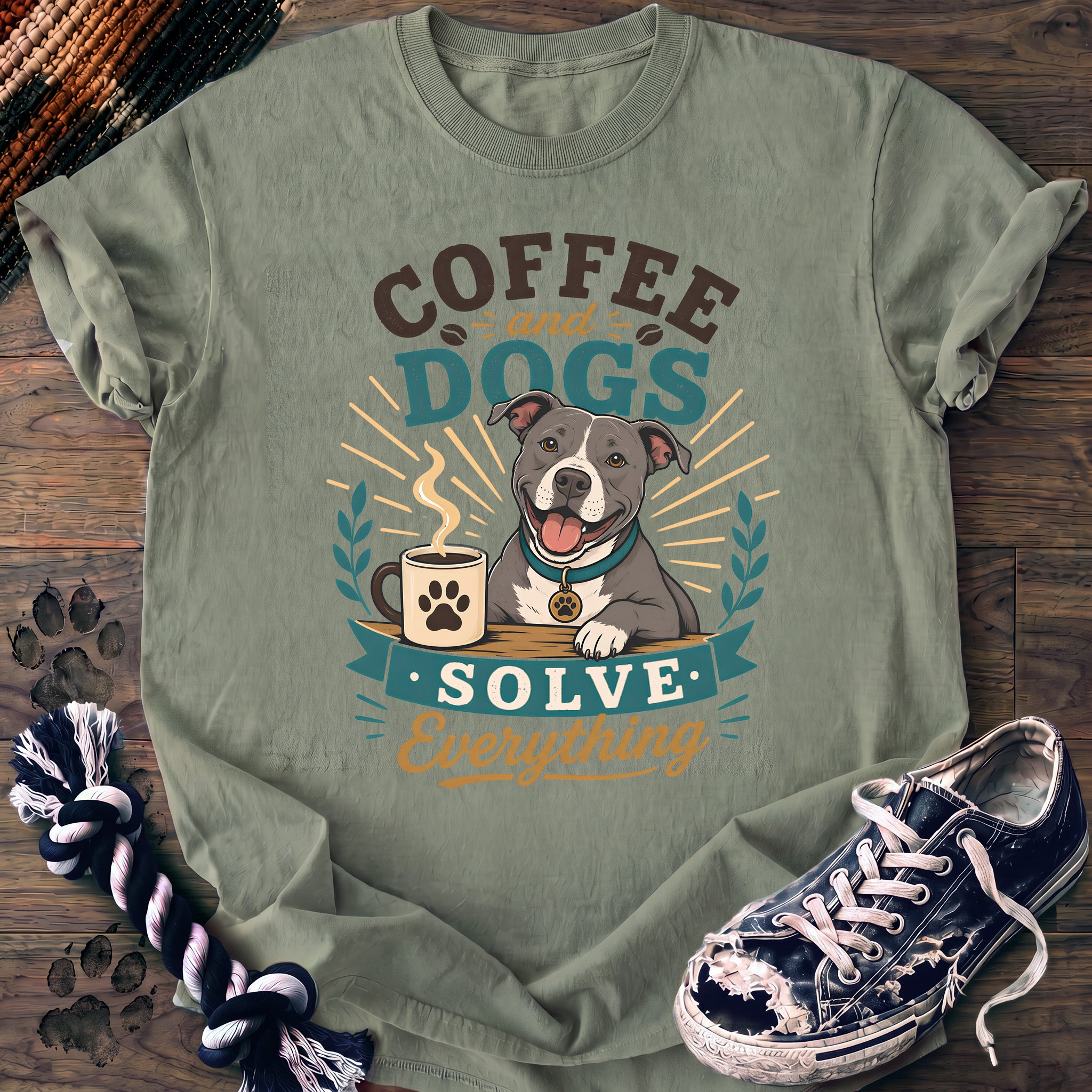 PAWSSION CLUB t-shirt in Bay color - SKU PC-0292