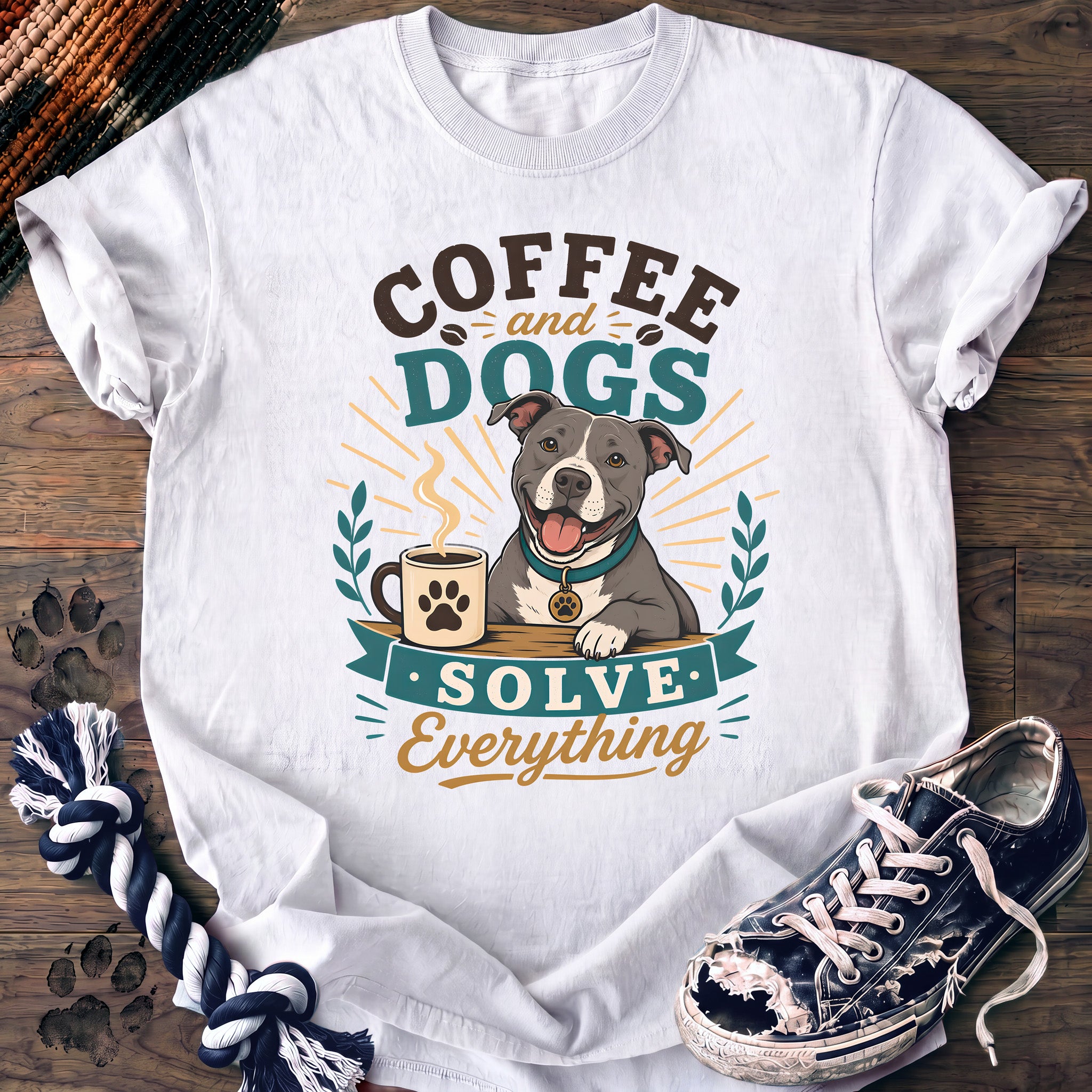 PAWSSION CLUB t-shirt in White color - SKU PC-0292