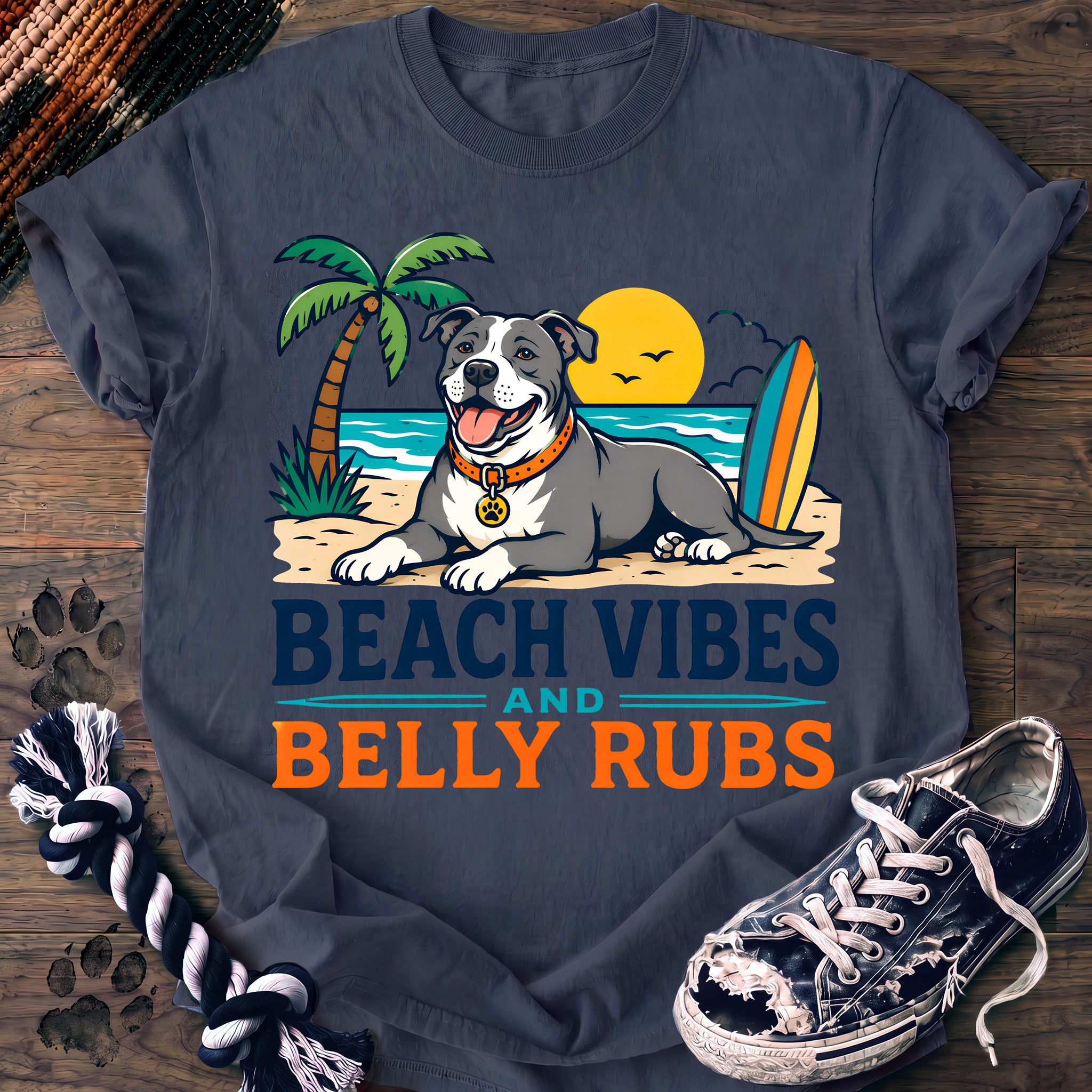 PAWSSION CLUB t-shirt in BlueJean color - SKU PC-0293