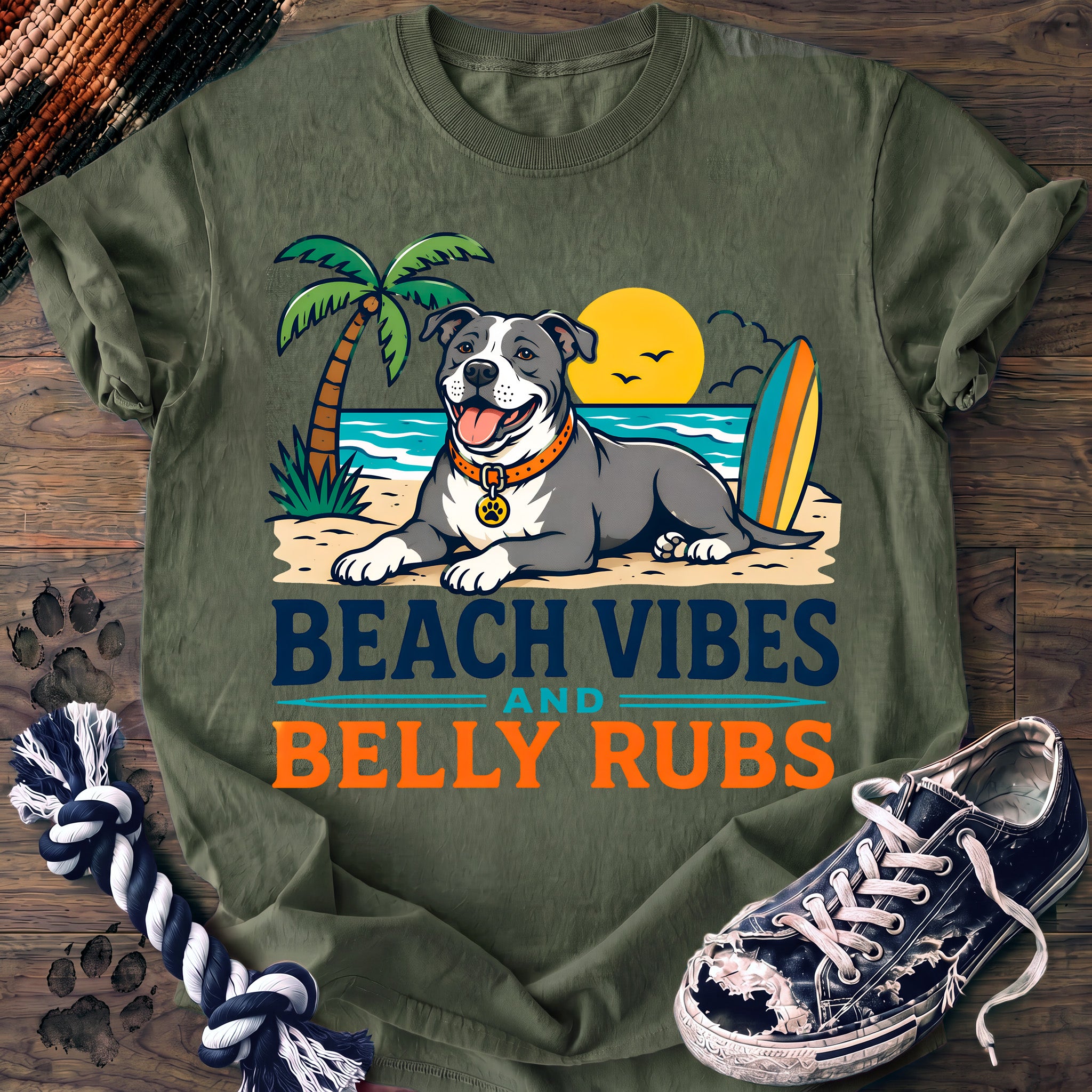 PAWSSION CLUB t-shirt in LightGreen color - SKU PC-0293