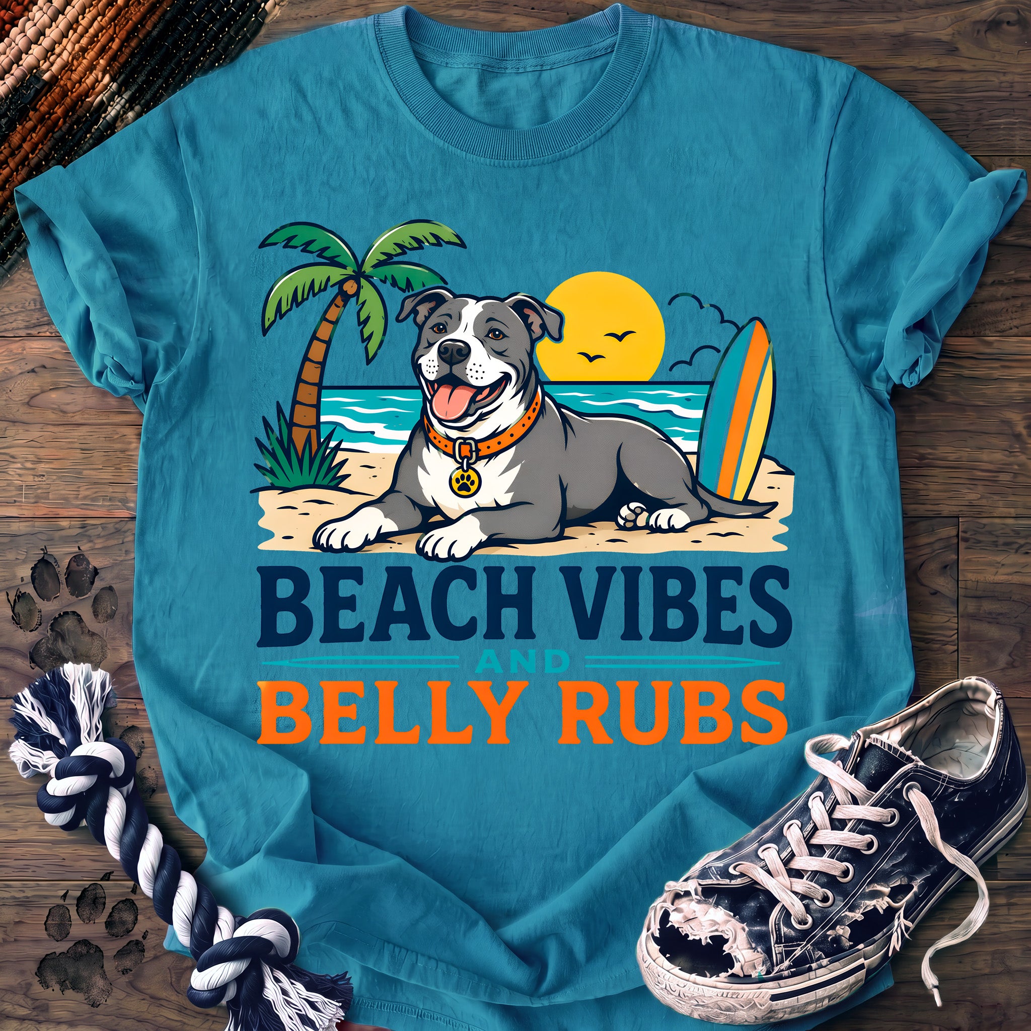 PAWSSION CLUB t-shirt in Sapphire color - SKU PC-0293
