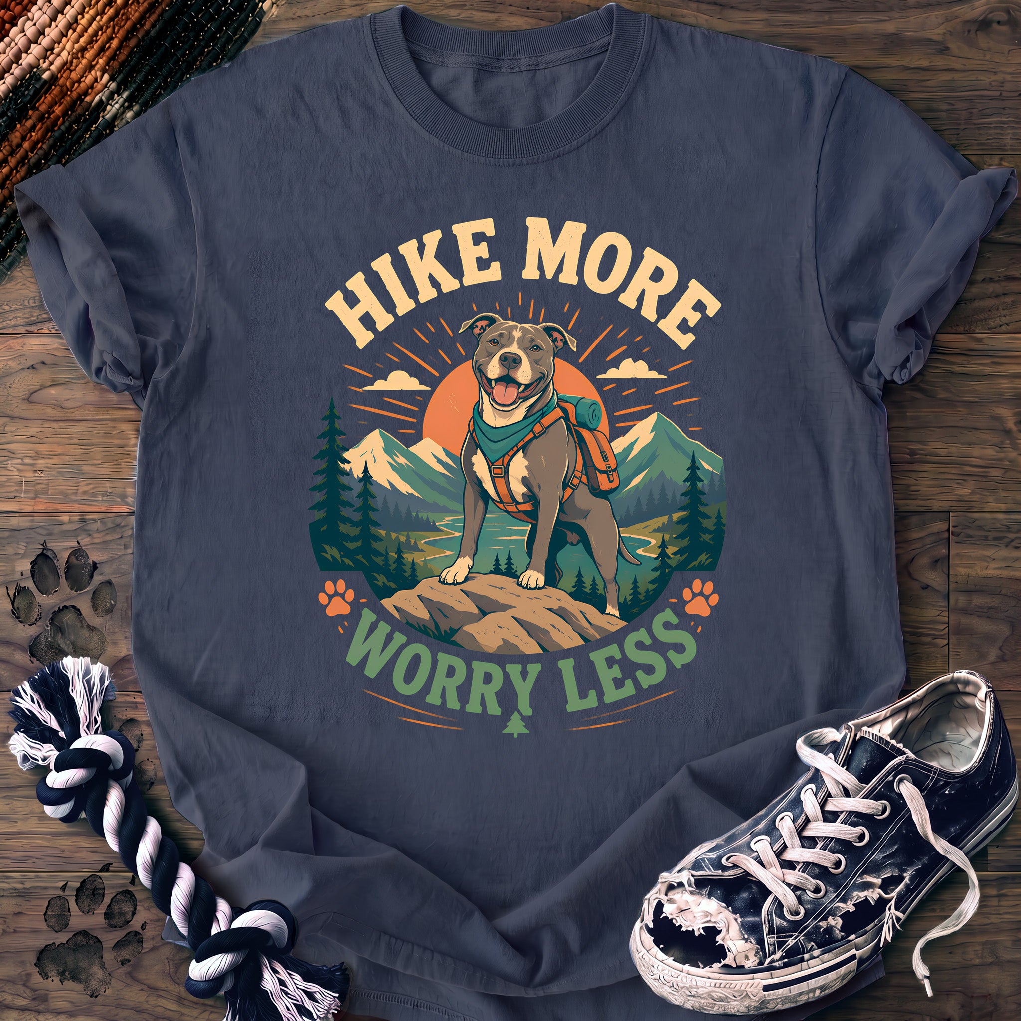 PAWSSION CLUB t-shirt in BlueJean color - SKU PC-0294