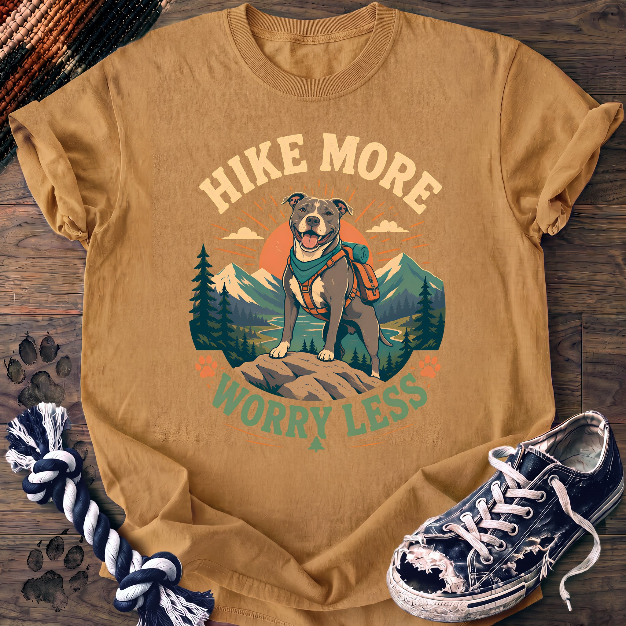 PAWSSION CLUB t-shirt in Mustard color - SKU PC-0294