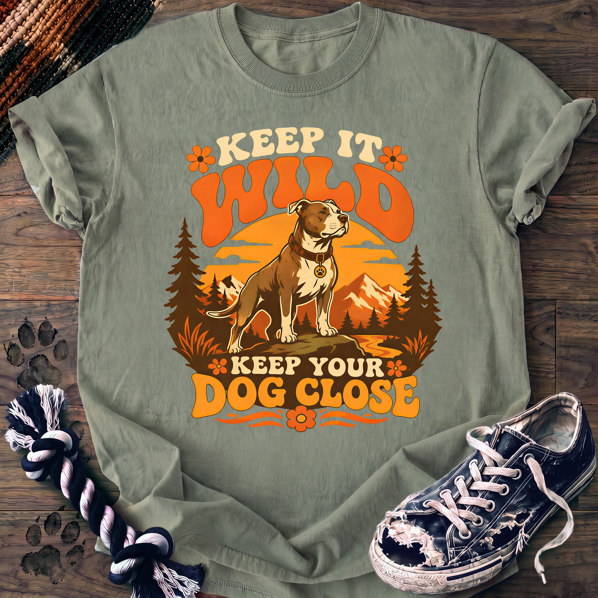 PAWSSION CLUB t-shirt in Bay color - SKU PC-0295