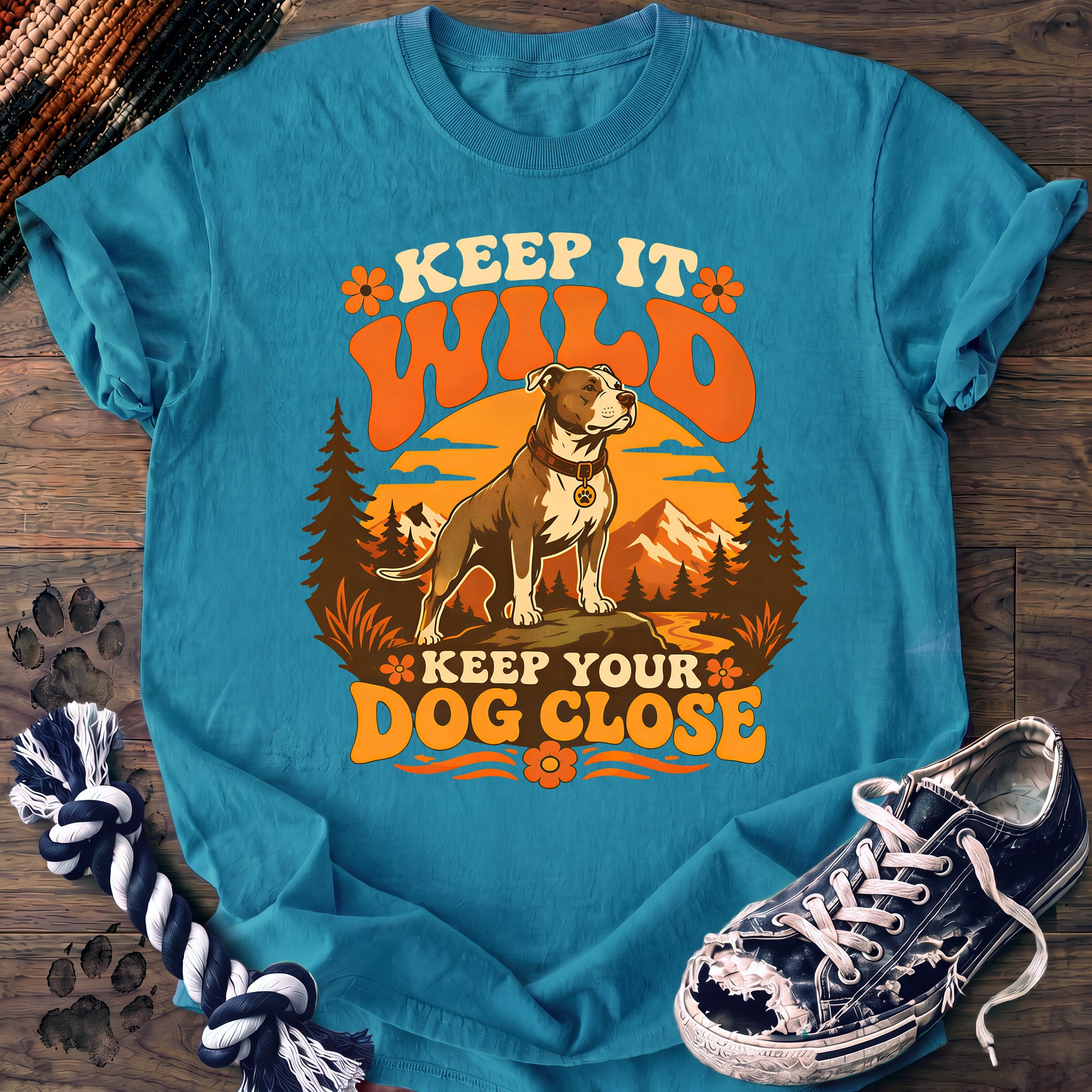 PAWSSION CLUB t-shirt in Sapphire color - SKU PC-0295
