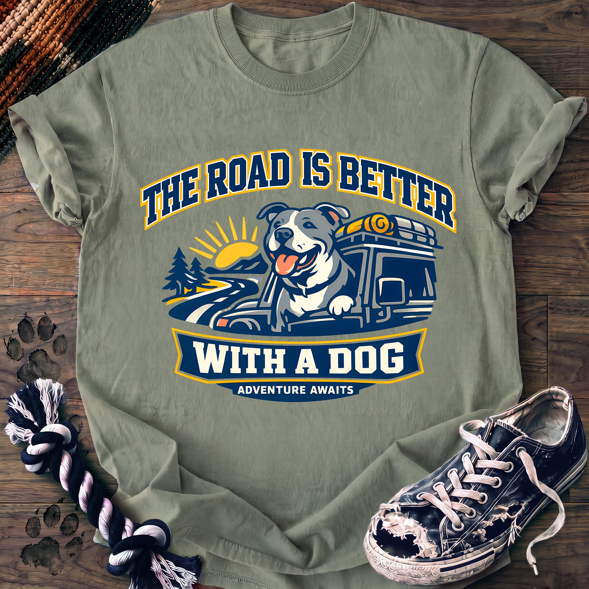 PAWSSION CLUB t-shirt in Bay color - SKU PC-0296