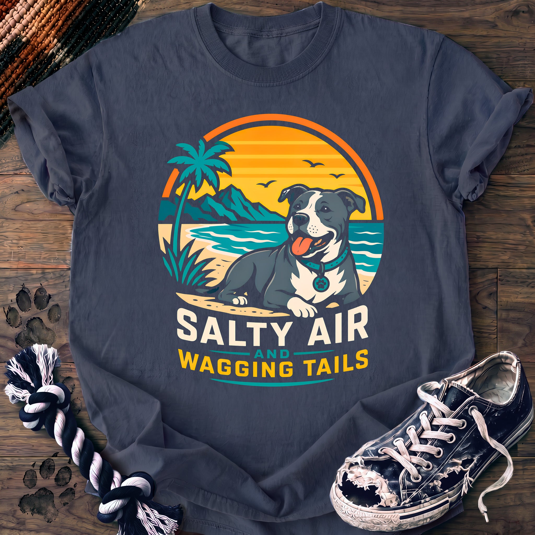 PAWSSION CLUB t-shirt in BlueJean color - SKU PC-0297