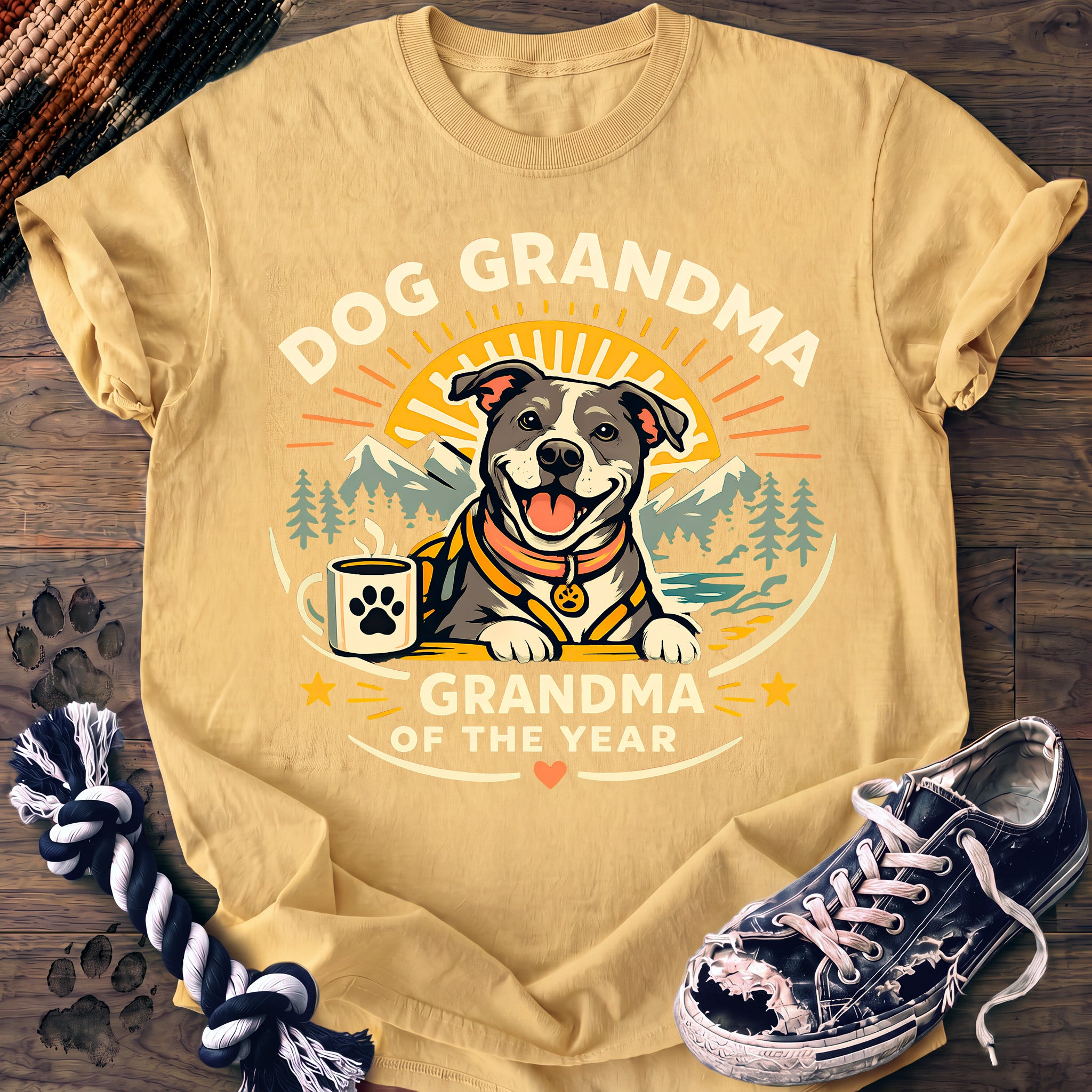 PAWSSION CLUB t-shirt in Butter color - SKU PC-0299