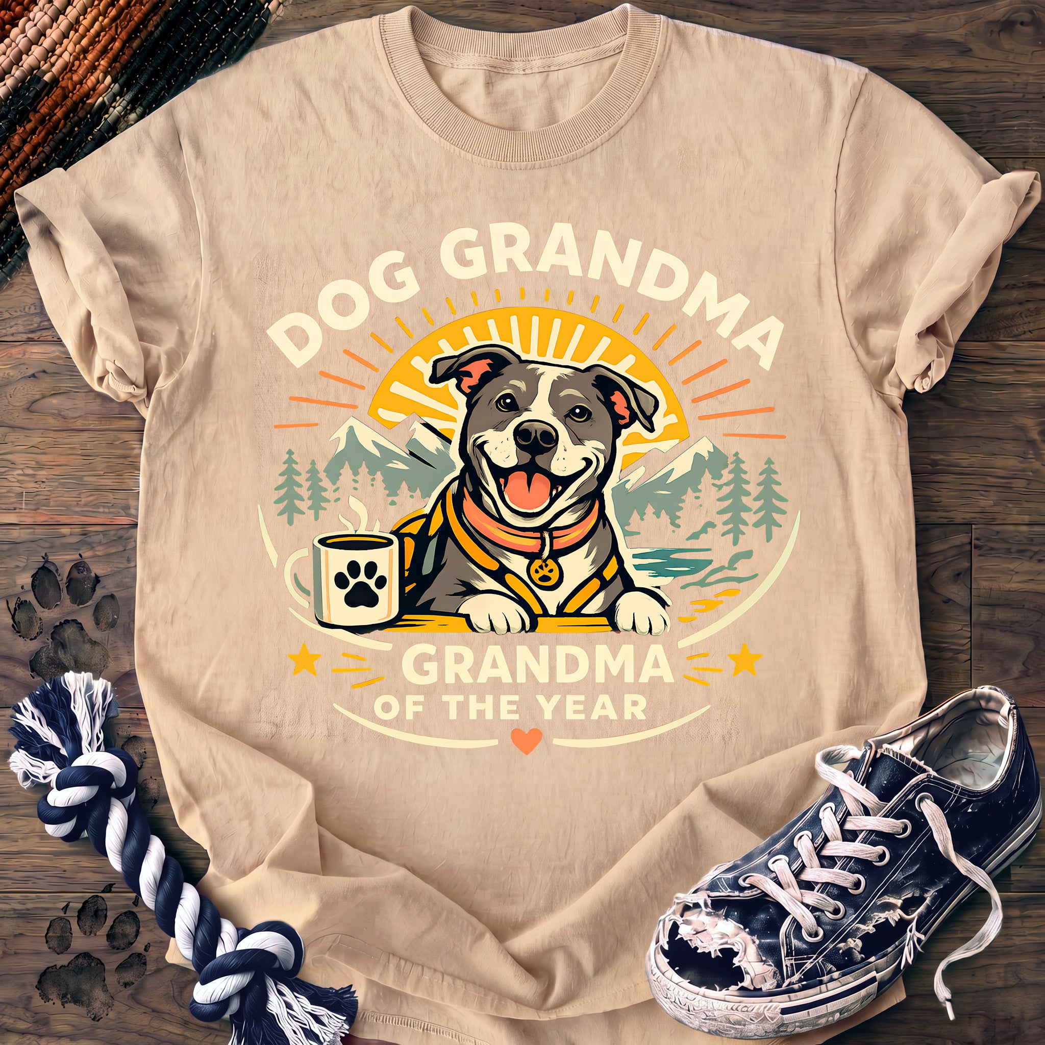 PAWSSION CLUB t-shirt in Ivory color - SKU PC-0299