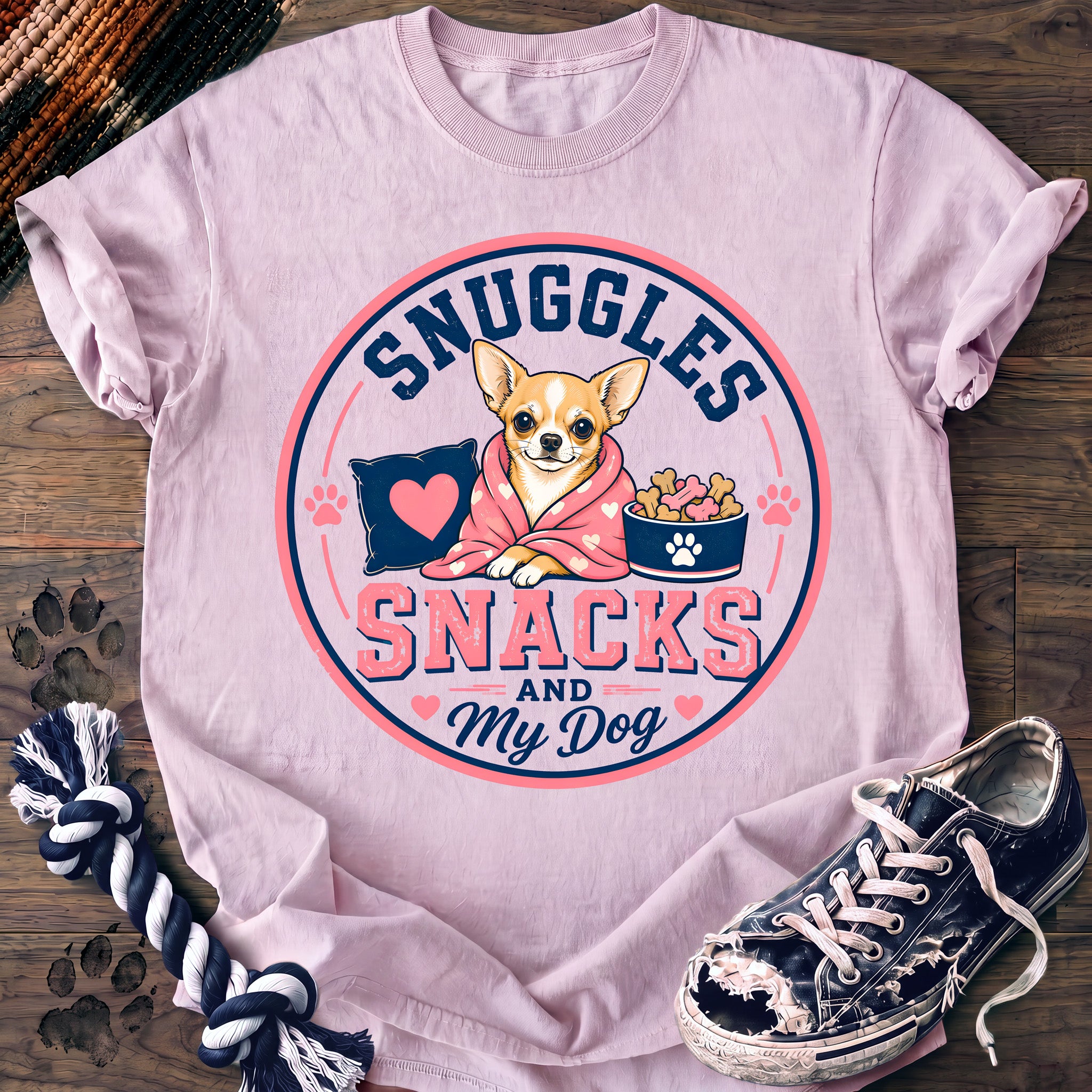 PAWSSION CLUB t-shirt in Blossom color - SKU PC-0301