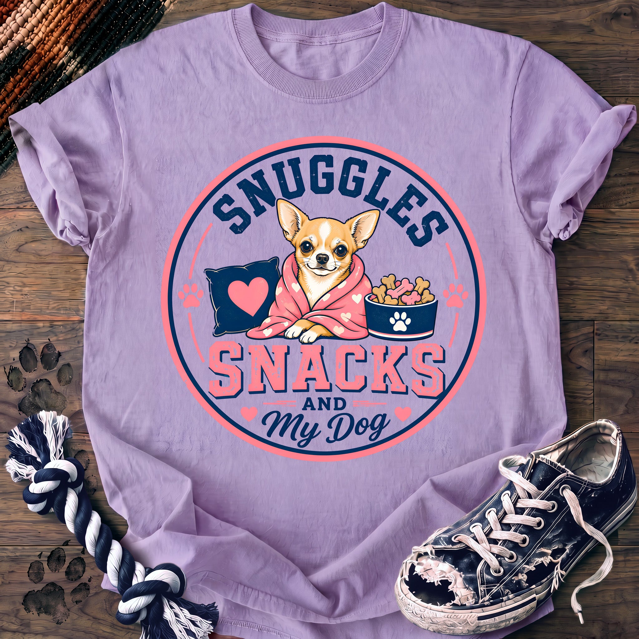 PAWSSION CLUB t-shirt in Orchid color - SKU PC-0301