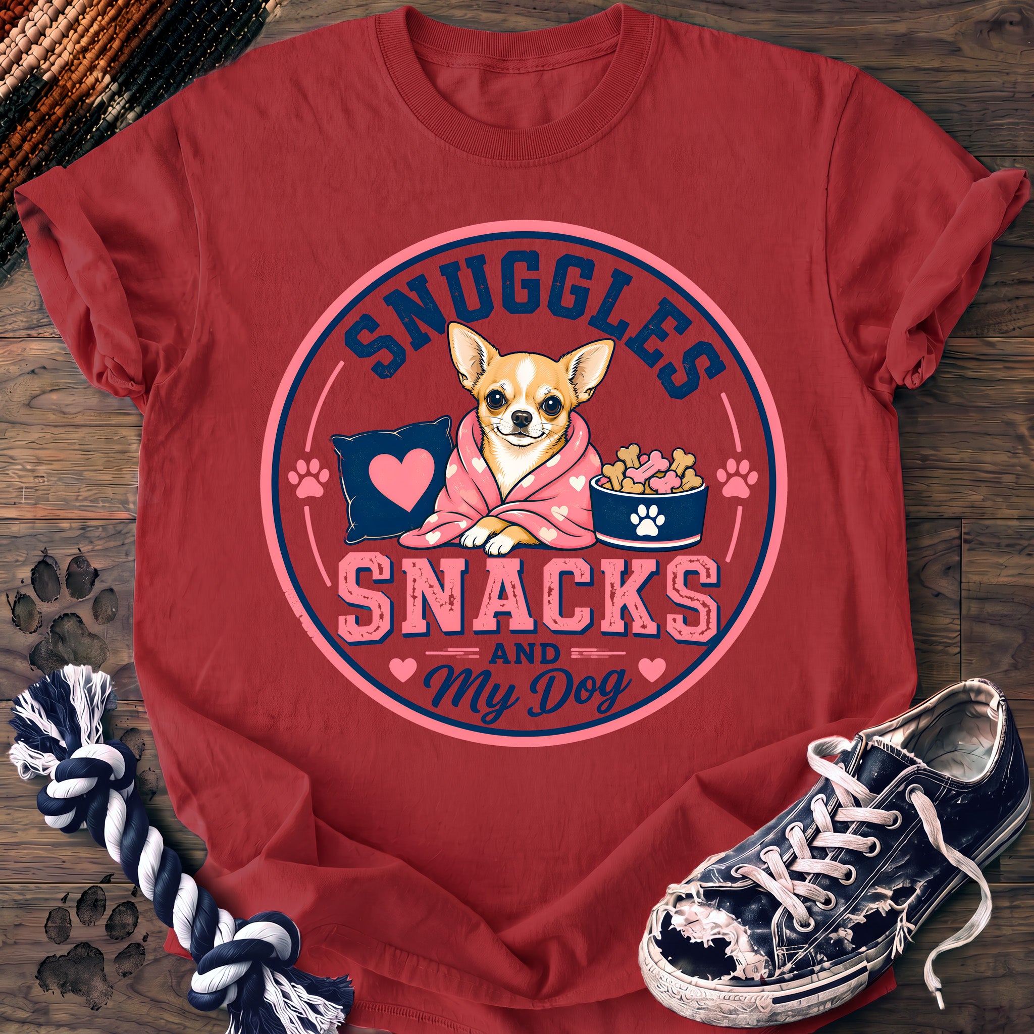 PAWSSION CLUB t-shirt in Watermelon color - SKU PC-0301